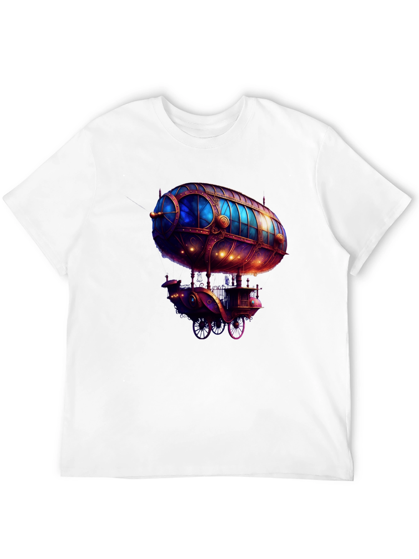 Steampunk Airship T-Shirt - Unique Design