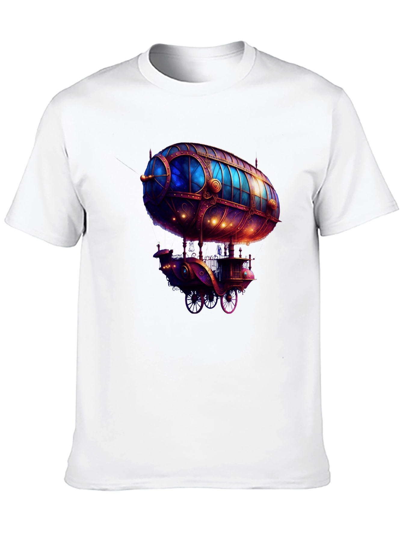 Steampunk Airship T-Shirt - Unique Design
