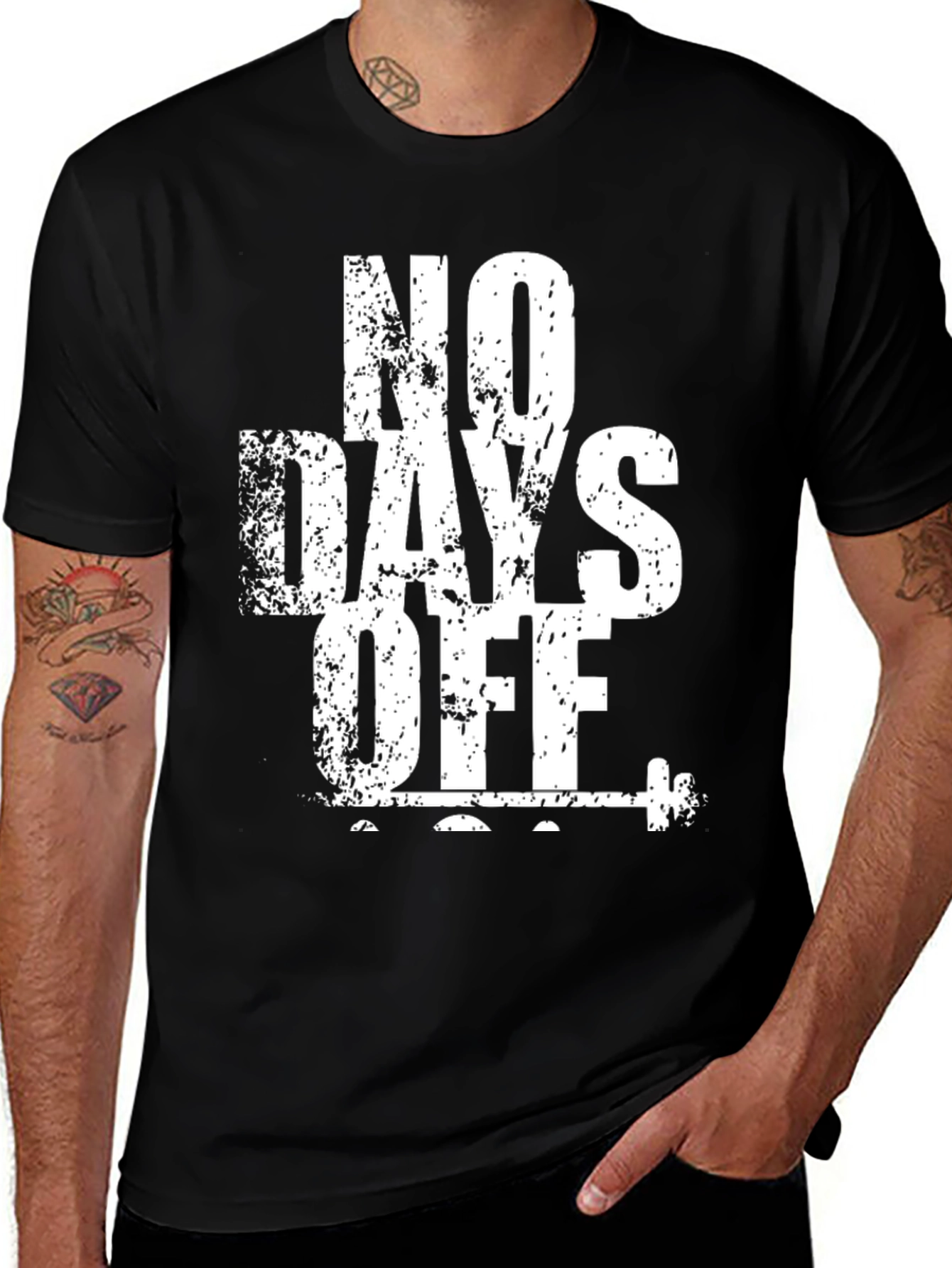 No Days Off Graphic T-Shirt