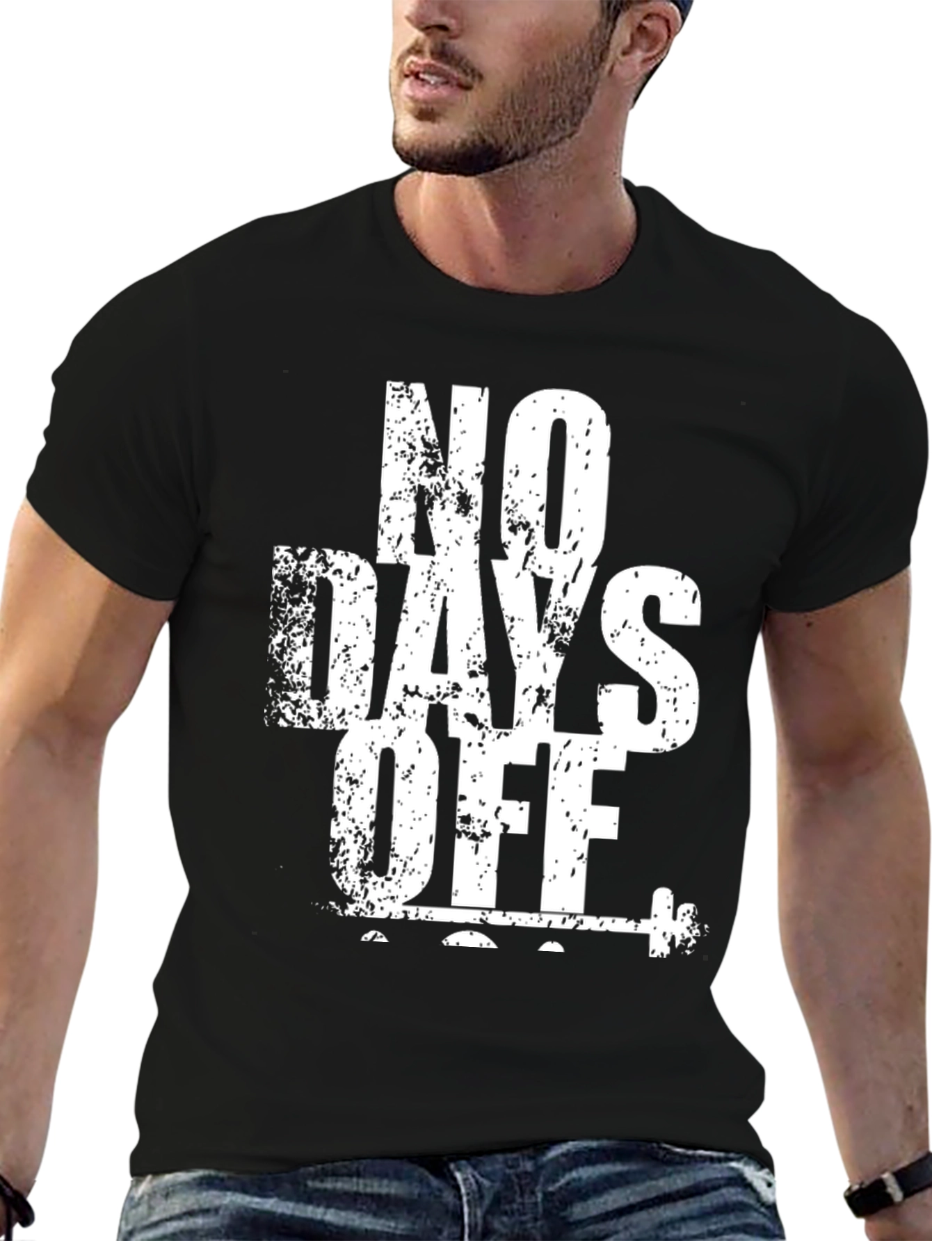 No Days Off Graphic T-Shirt