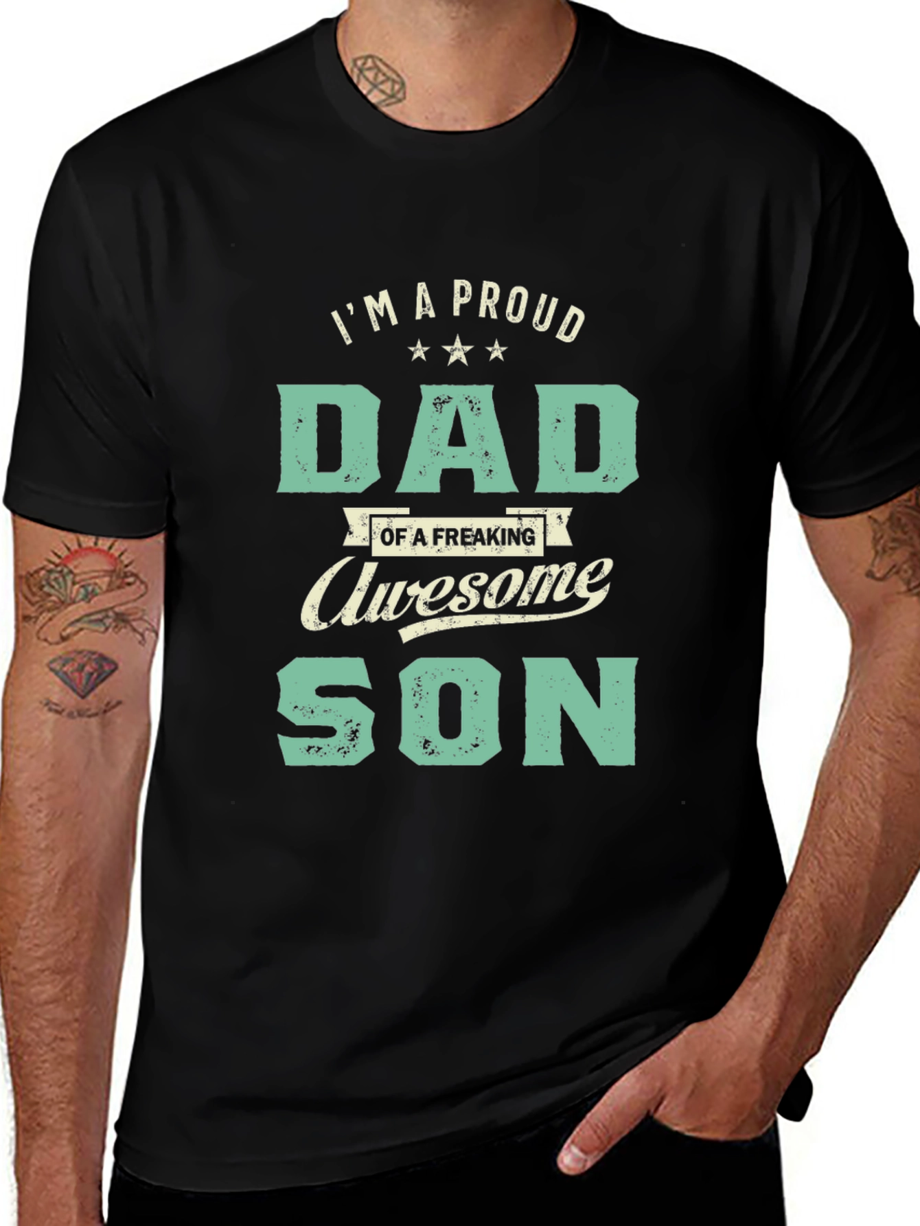 Proud Dad of Awesome Son T-Shirt