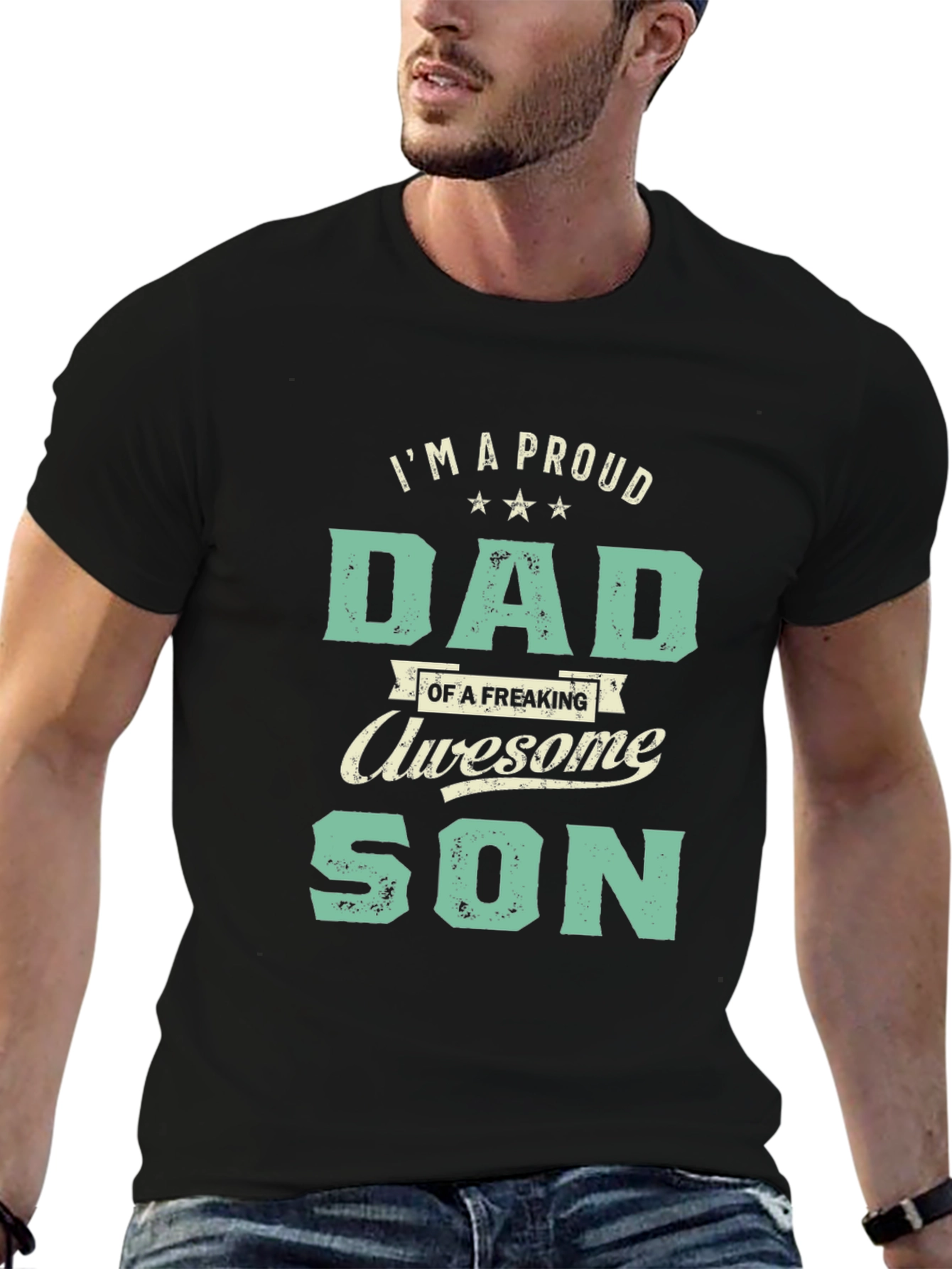 Proud Dad of Awesome Son T-Shirt