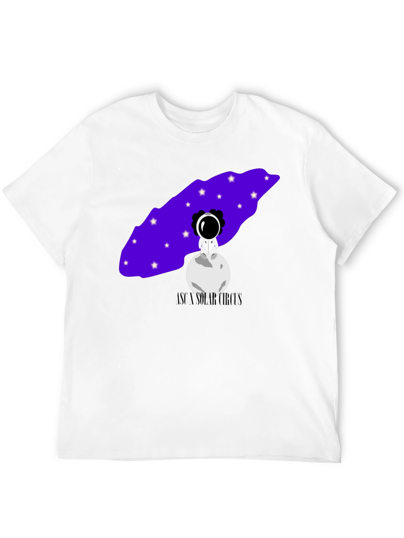 Astronaut Moon Graphic Tee - Unisex Black T-Shirt