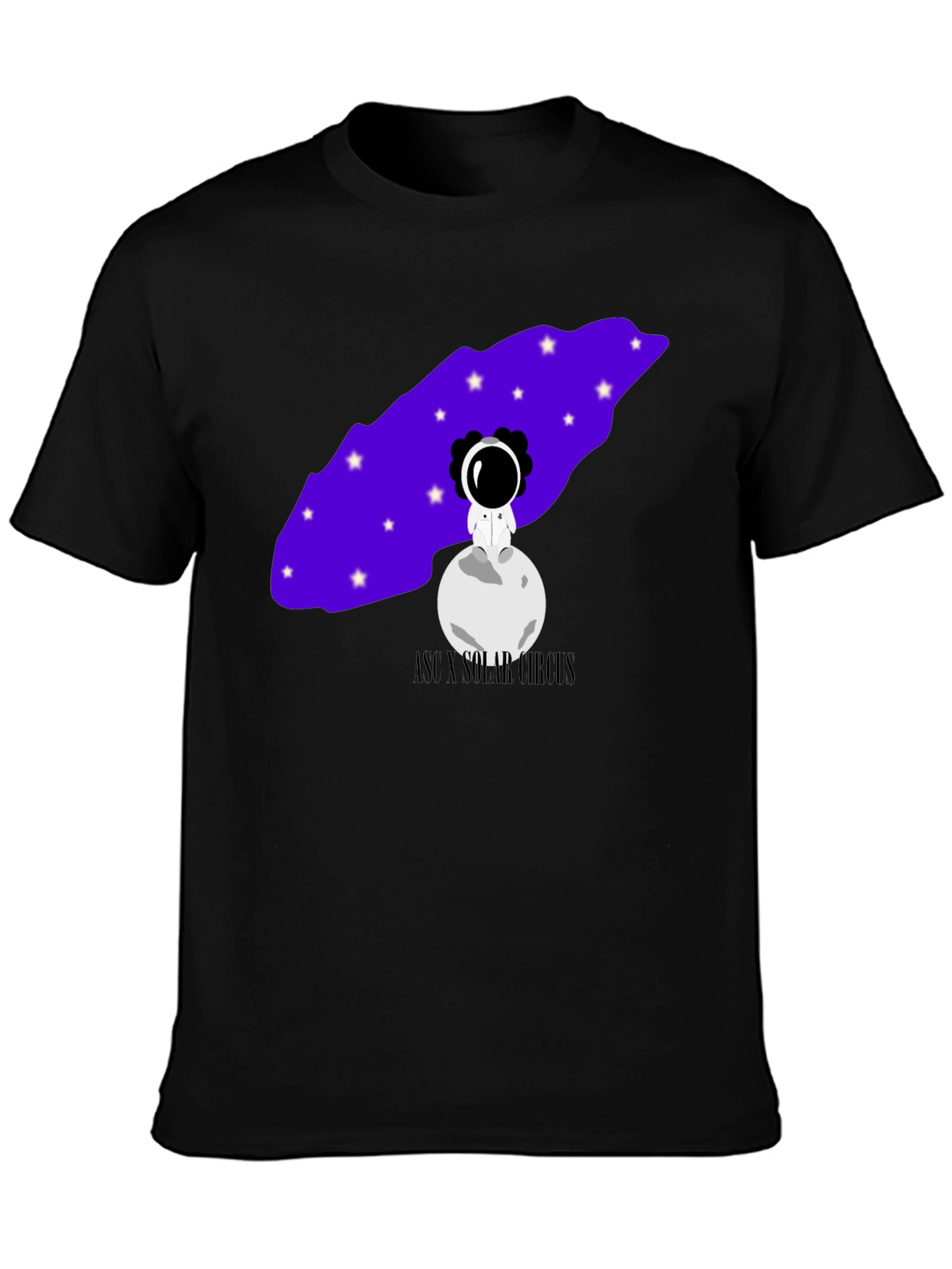 Astronaut Moon Graphic Tee - Unisex Black T-Shirt