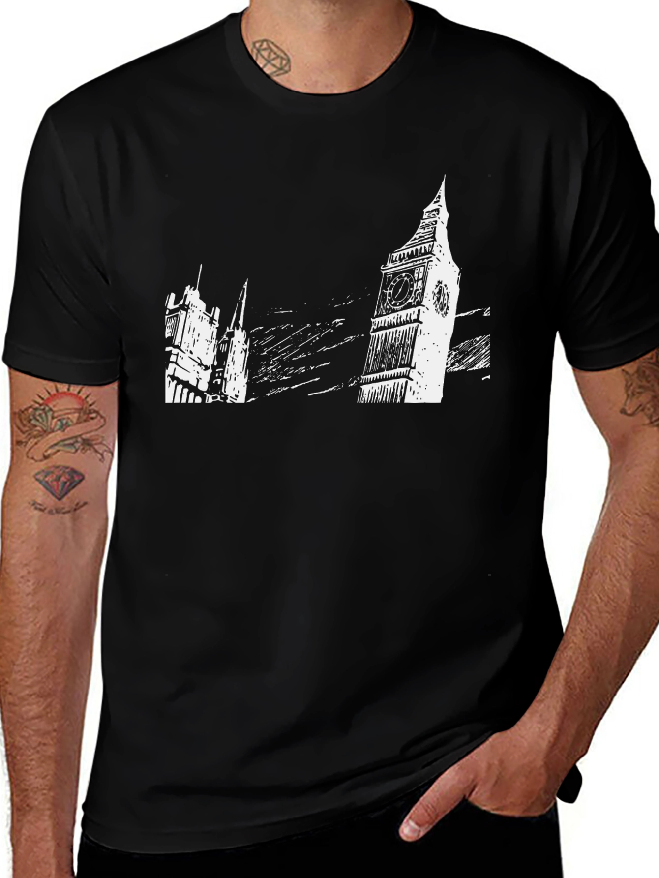 London Skyline Graphic Tee