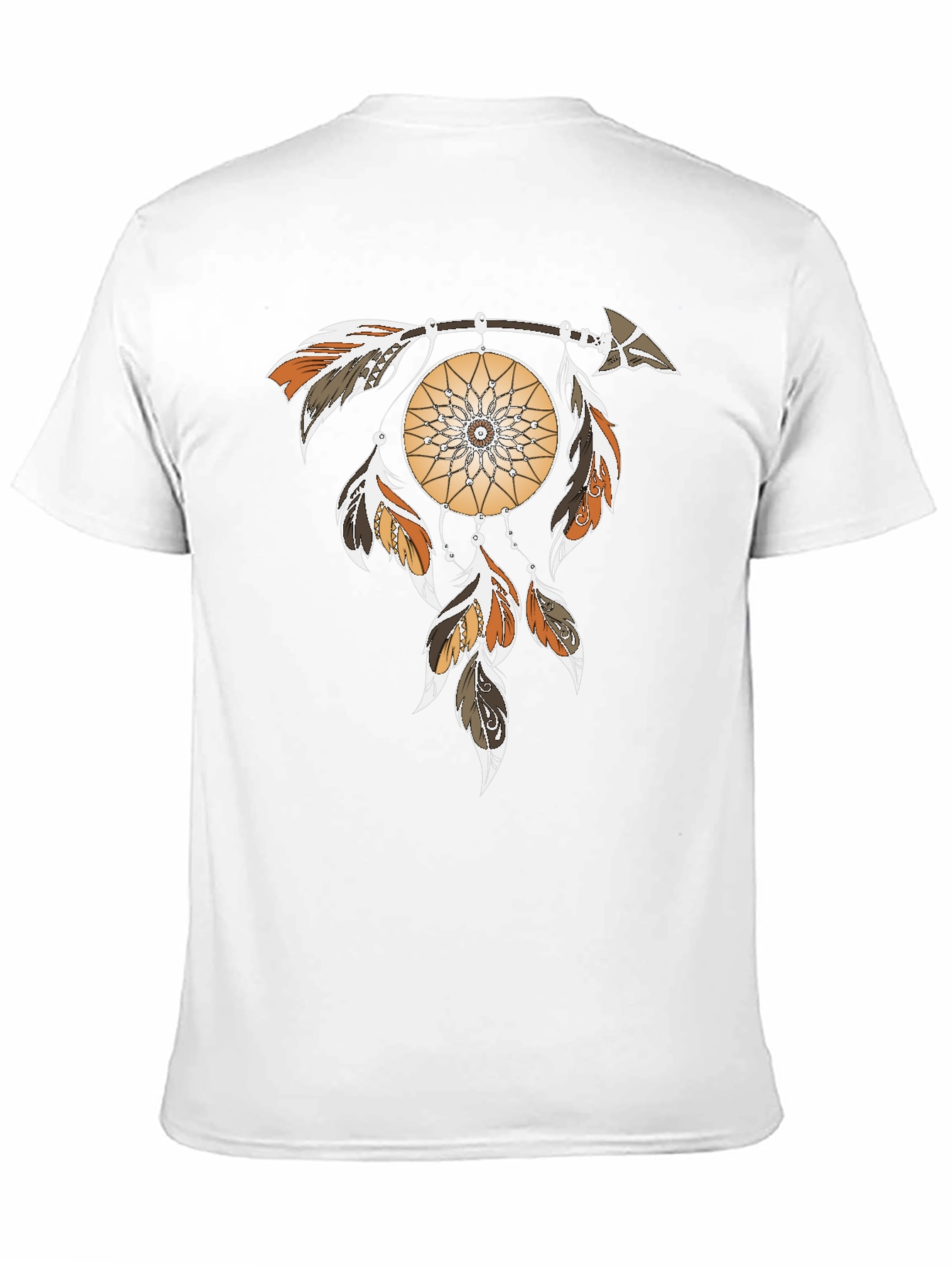 Dreamcatcher Graphic Tee - Arrow & Feathers Design