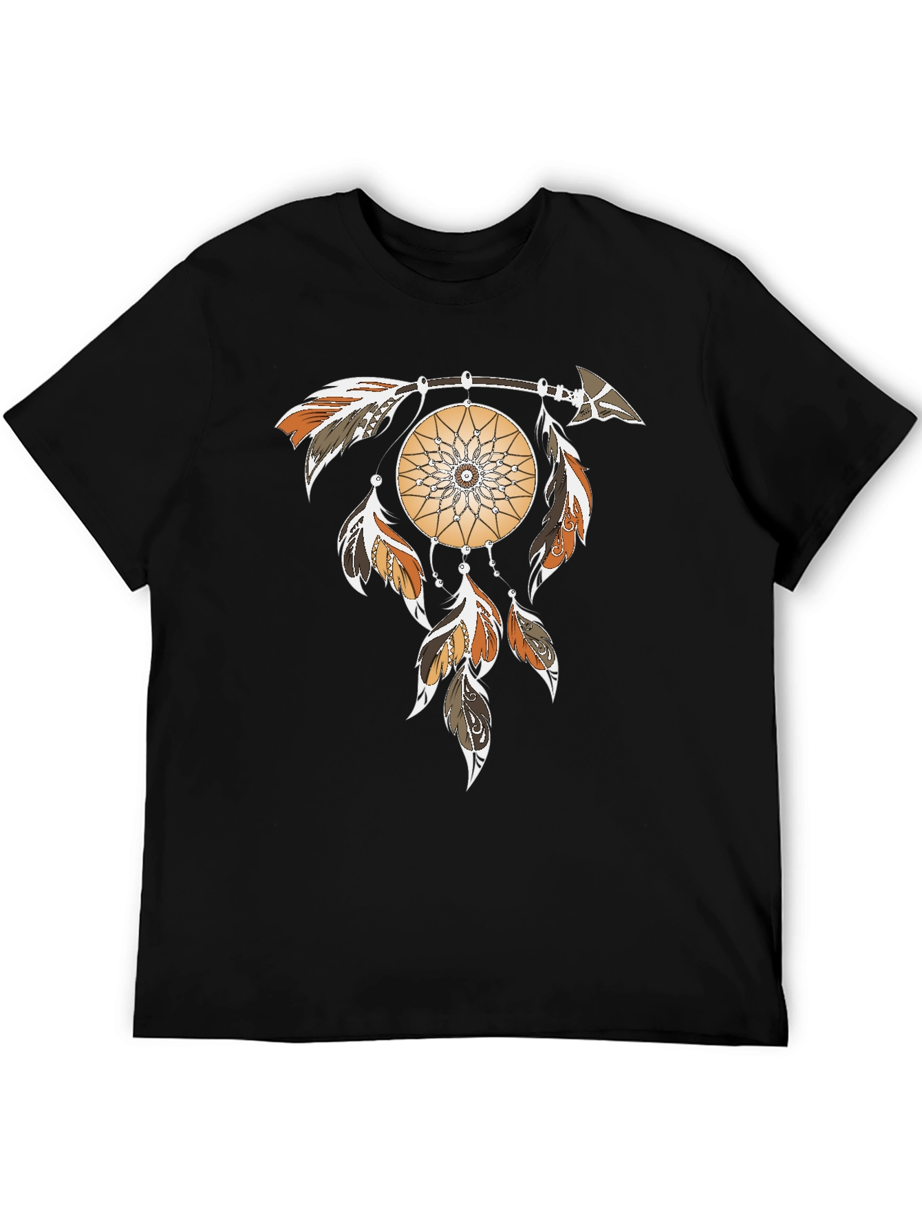 Dreamcatcher Graphic Tee - Arrow & Feathers Design