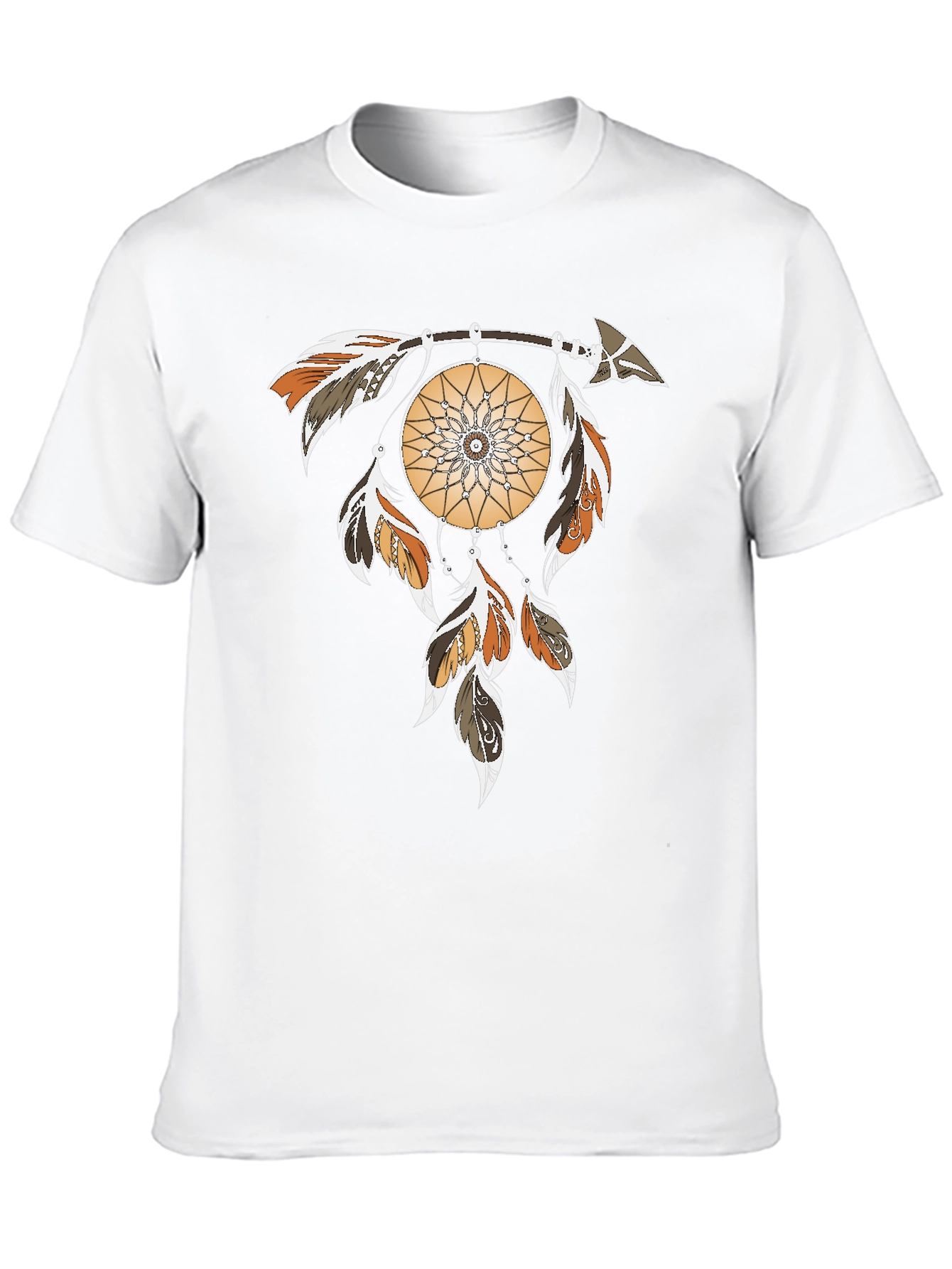 Dreamcatcher Graphic Tee - Arrow & Feathers Design