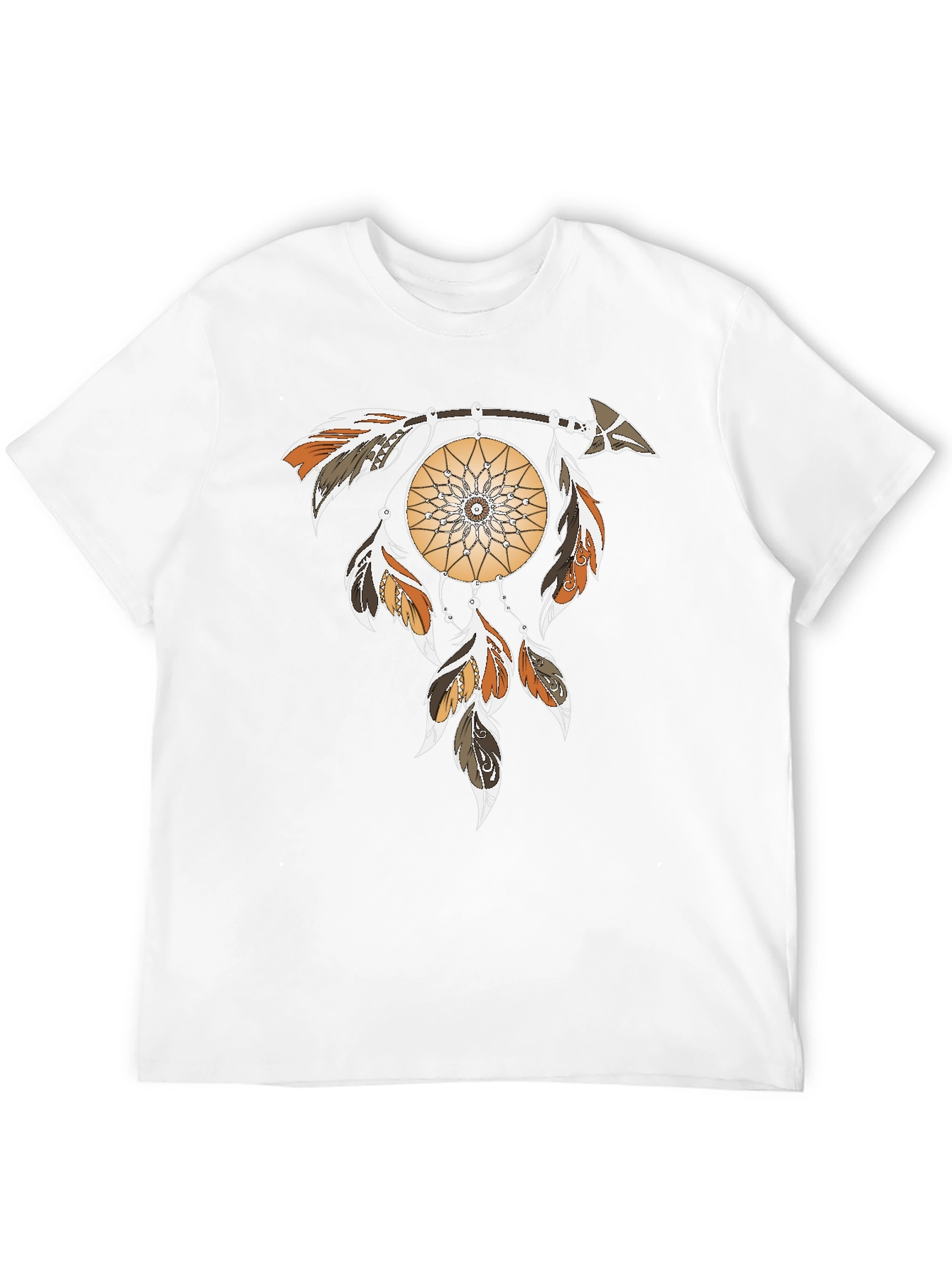 Dreamcatcher Graphic Tee - Arrow & Feathers Design
