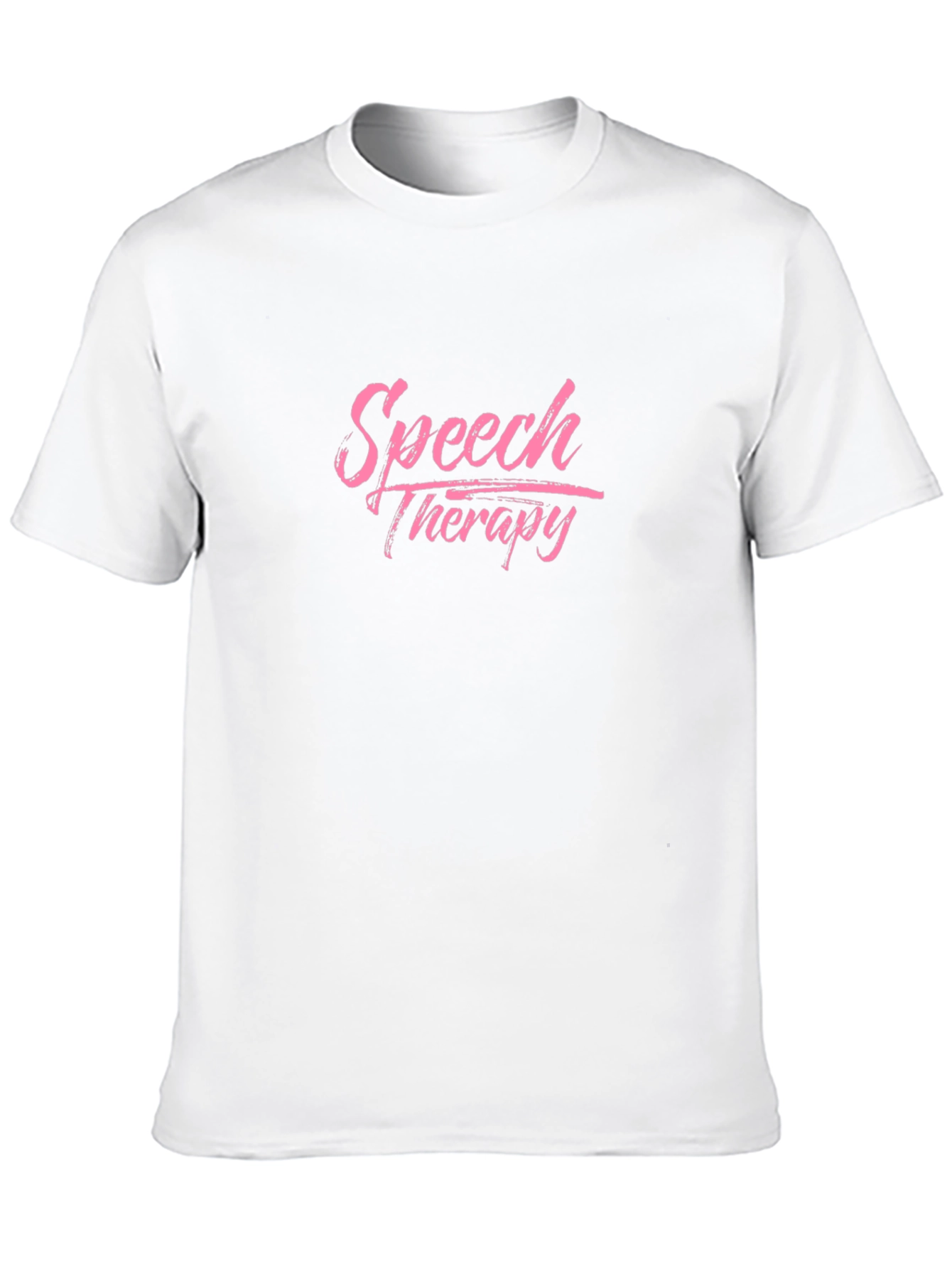 Speech Therapy T-Shirt - Pink Text