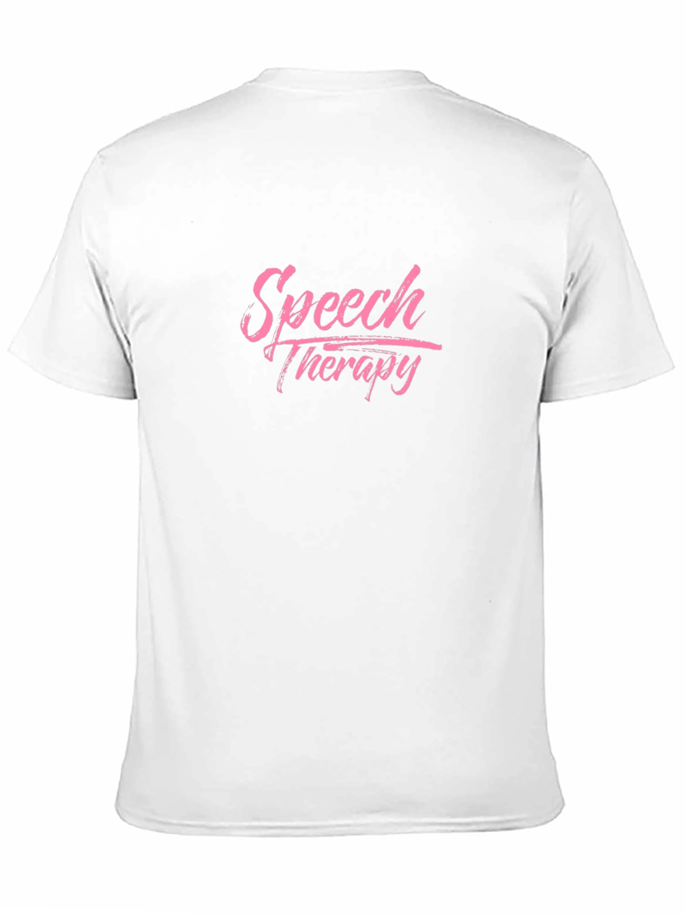 Speech Therapy T-Shirt - Pink Text