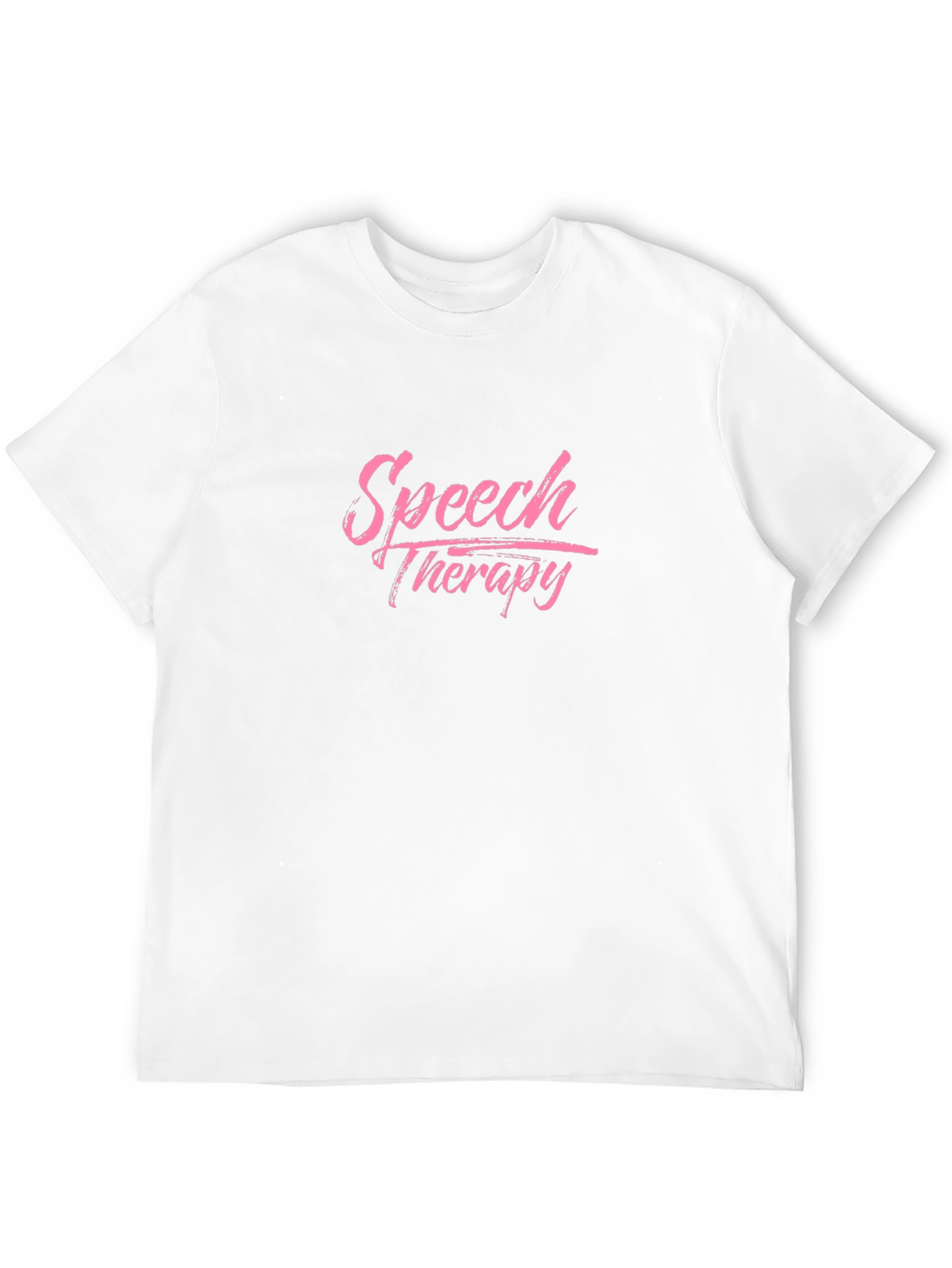 Speech Therapy T-Shirt - Pink Text
