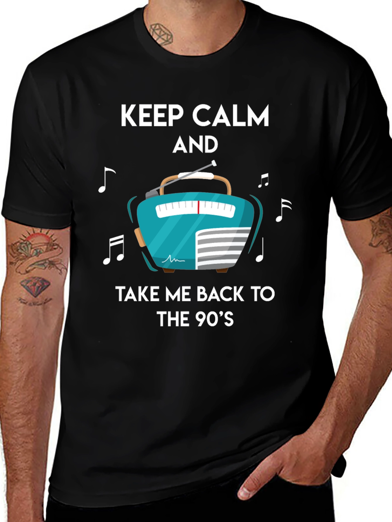 Keep Calm 90s Radio T-Shirt