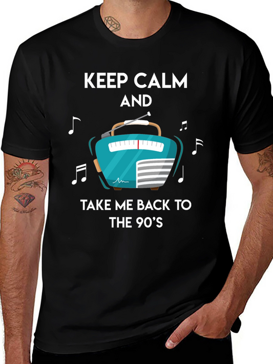 Keep Calm 90s Radio T-Shirt