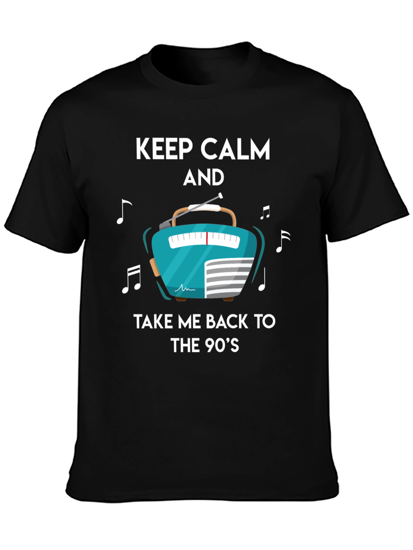 Keep Calm 90s Radio T-Shirt