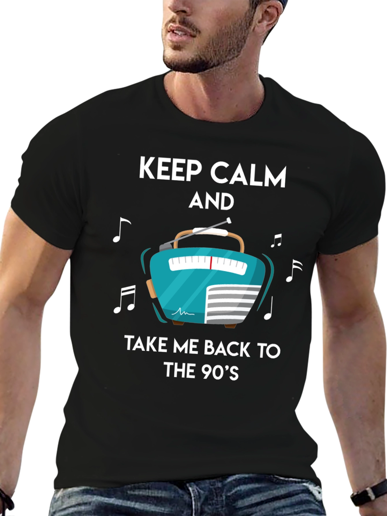 Keep Calm 90s Radio T-Shirt