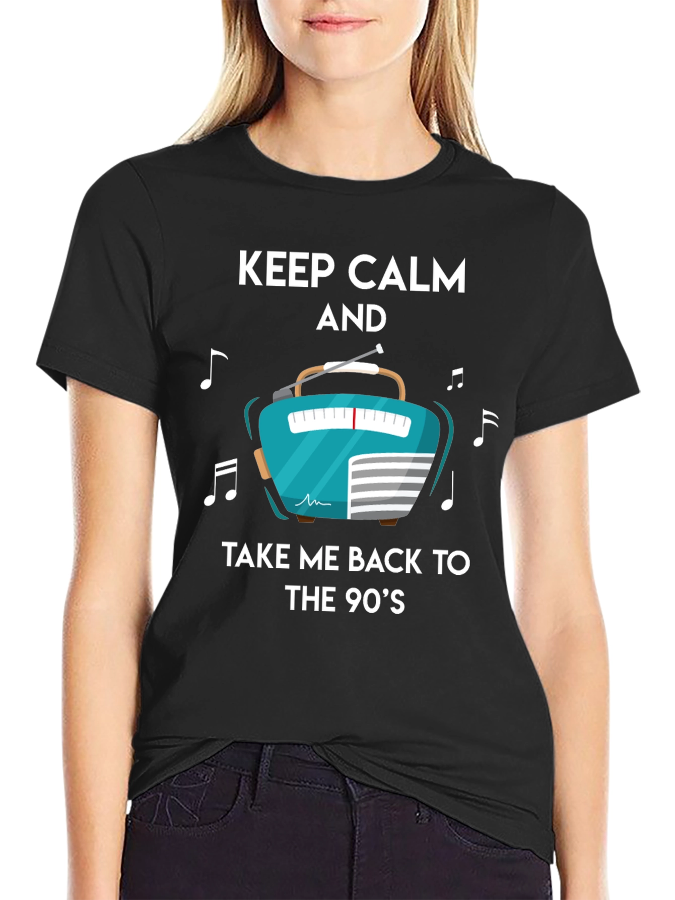 Keep Calm 90s Radio T-Shirt