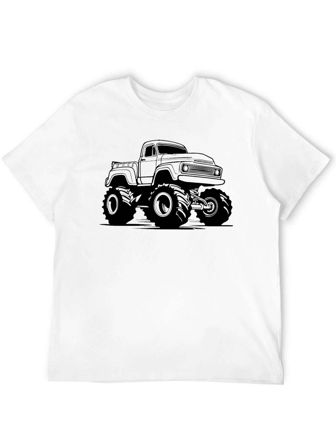 Monster Truck Graphic Tee - Black