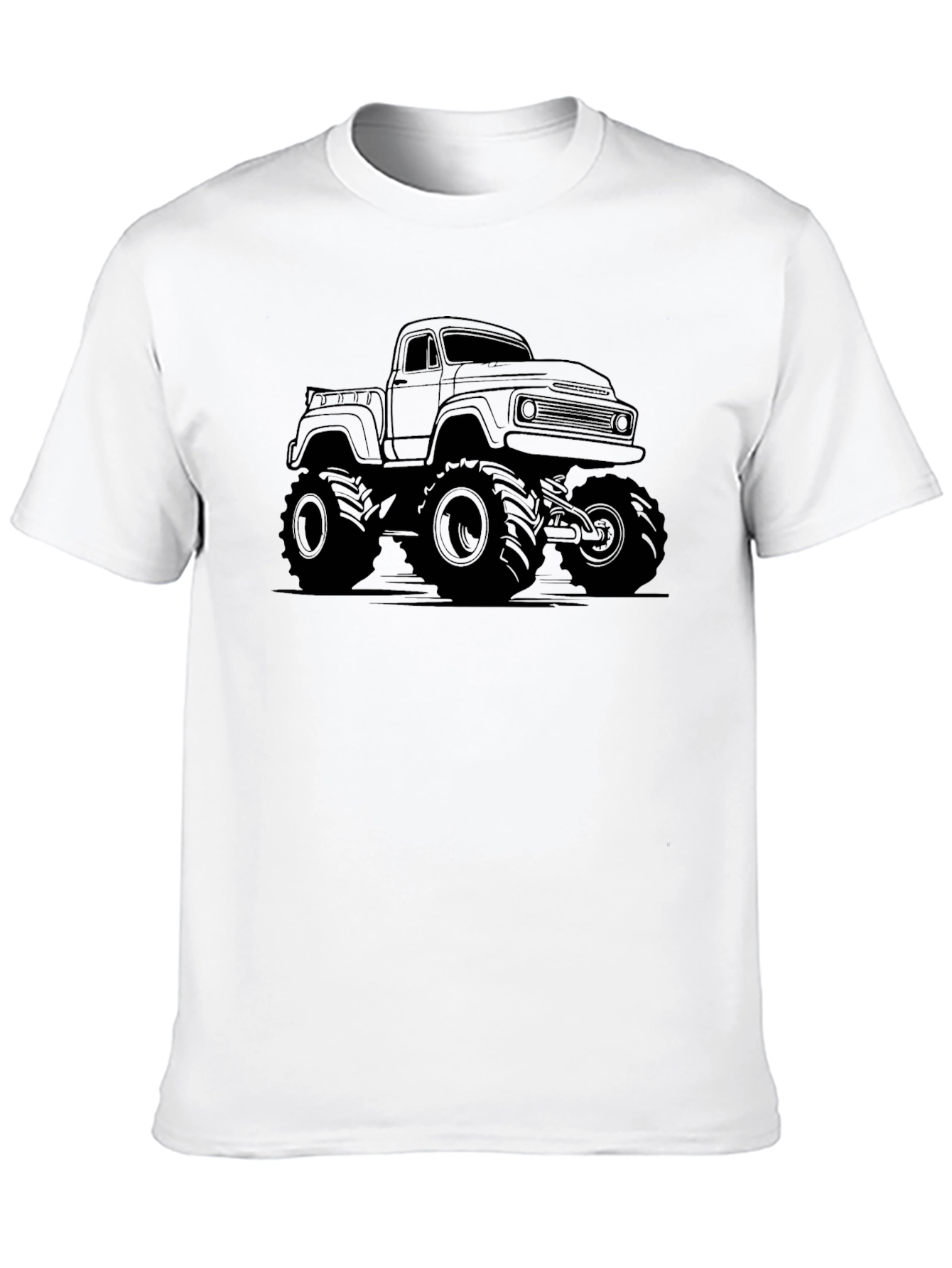 Monster Truck Graphic Tee - Black