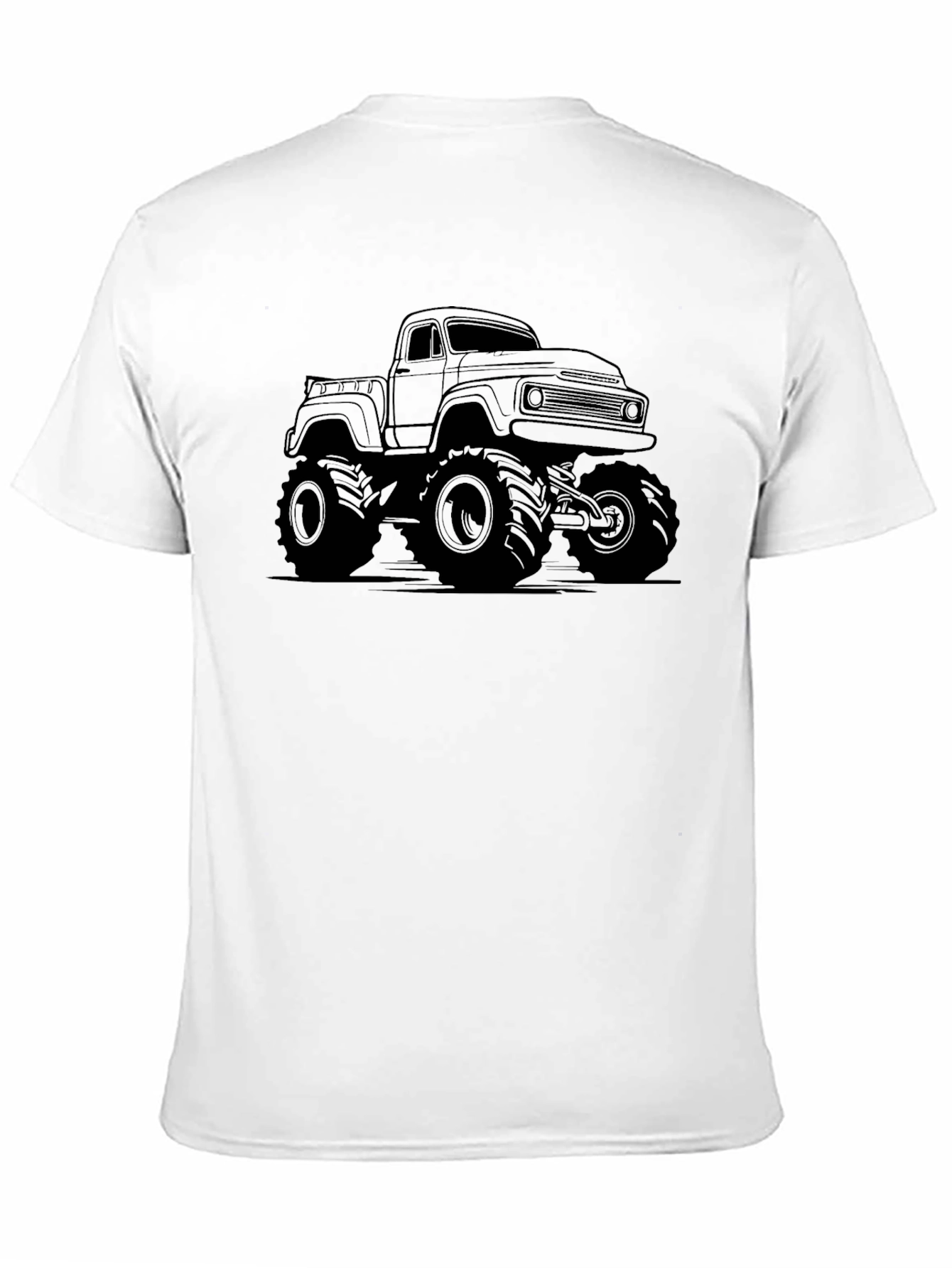 Monster Truck Graphic Tee - Black
