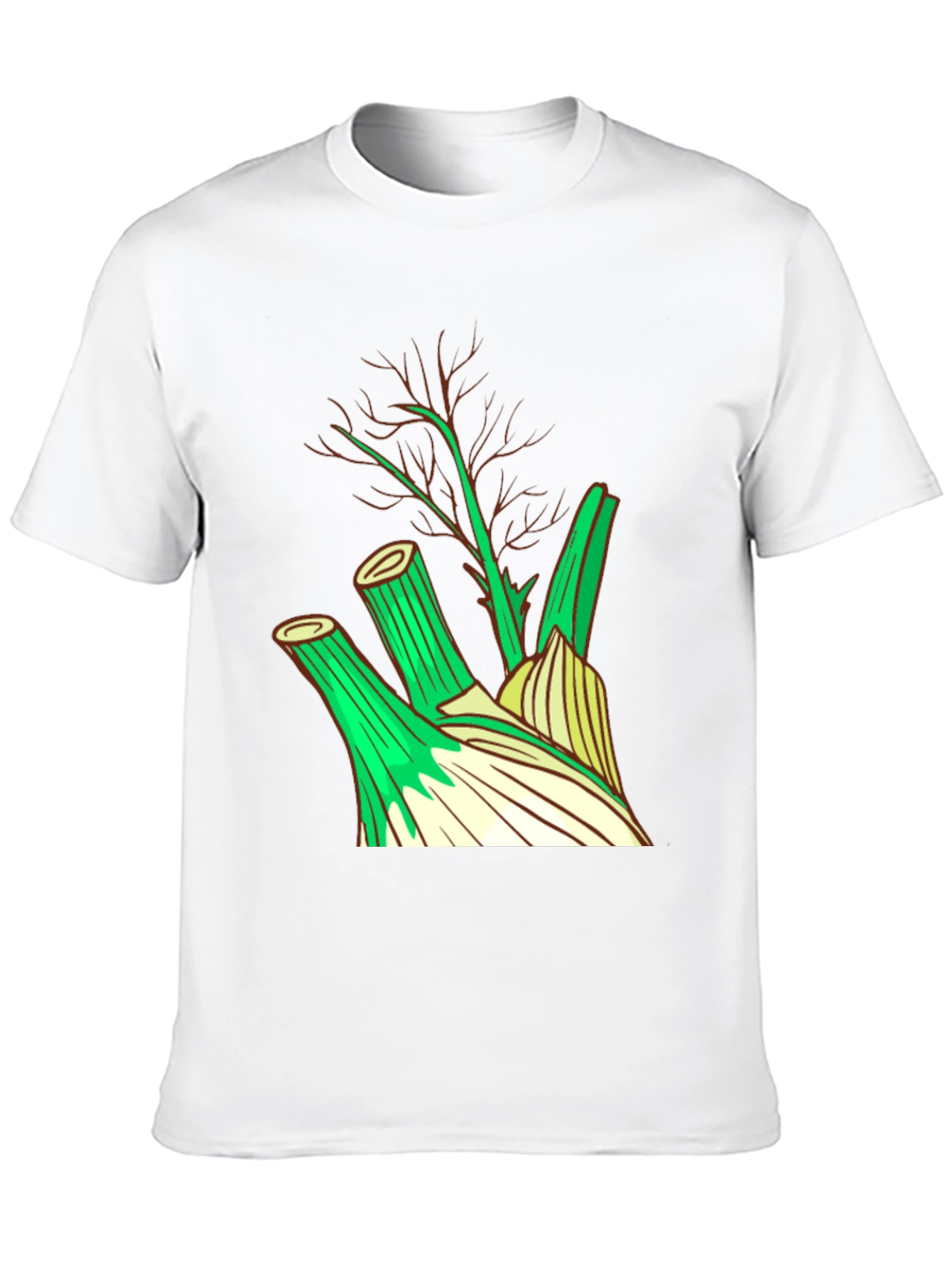 Fennel Graphic T-Shirt - Stylish Culinary Design