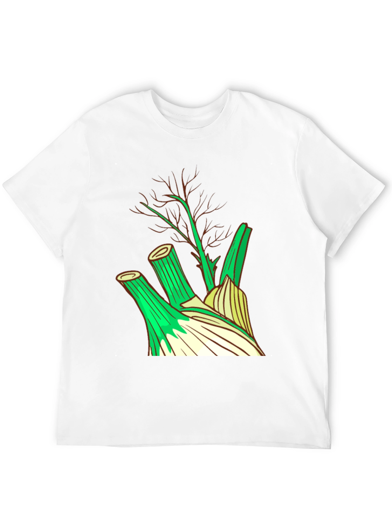 Fennel Graphic T-Shirt - Stylish Culinary Design