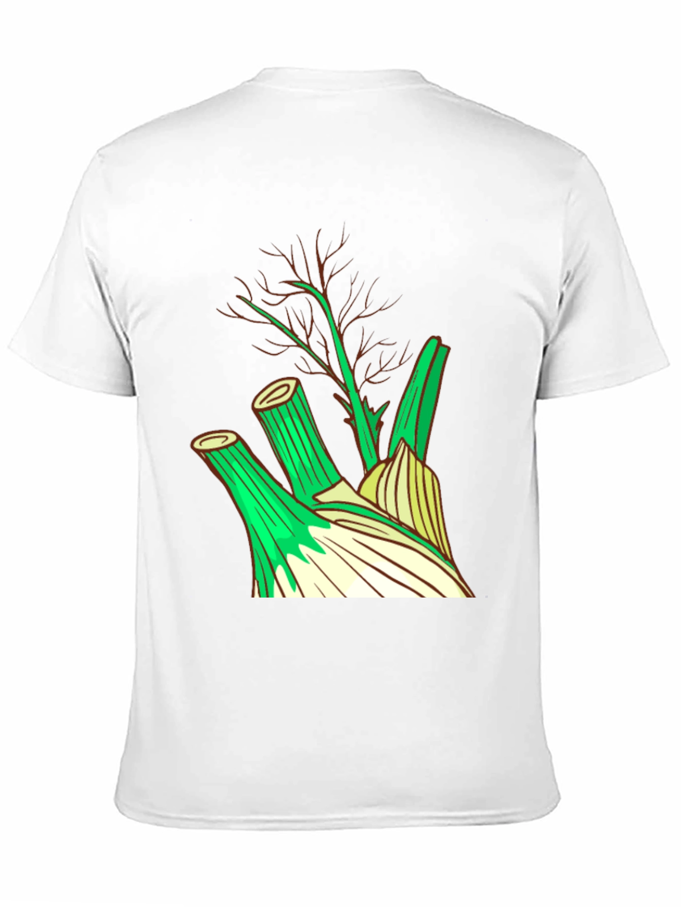 Fennel Graphic T-Shirt - Stylish Culinary Design