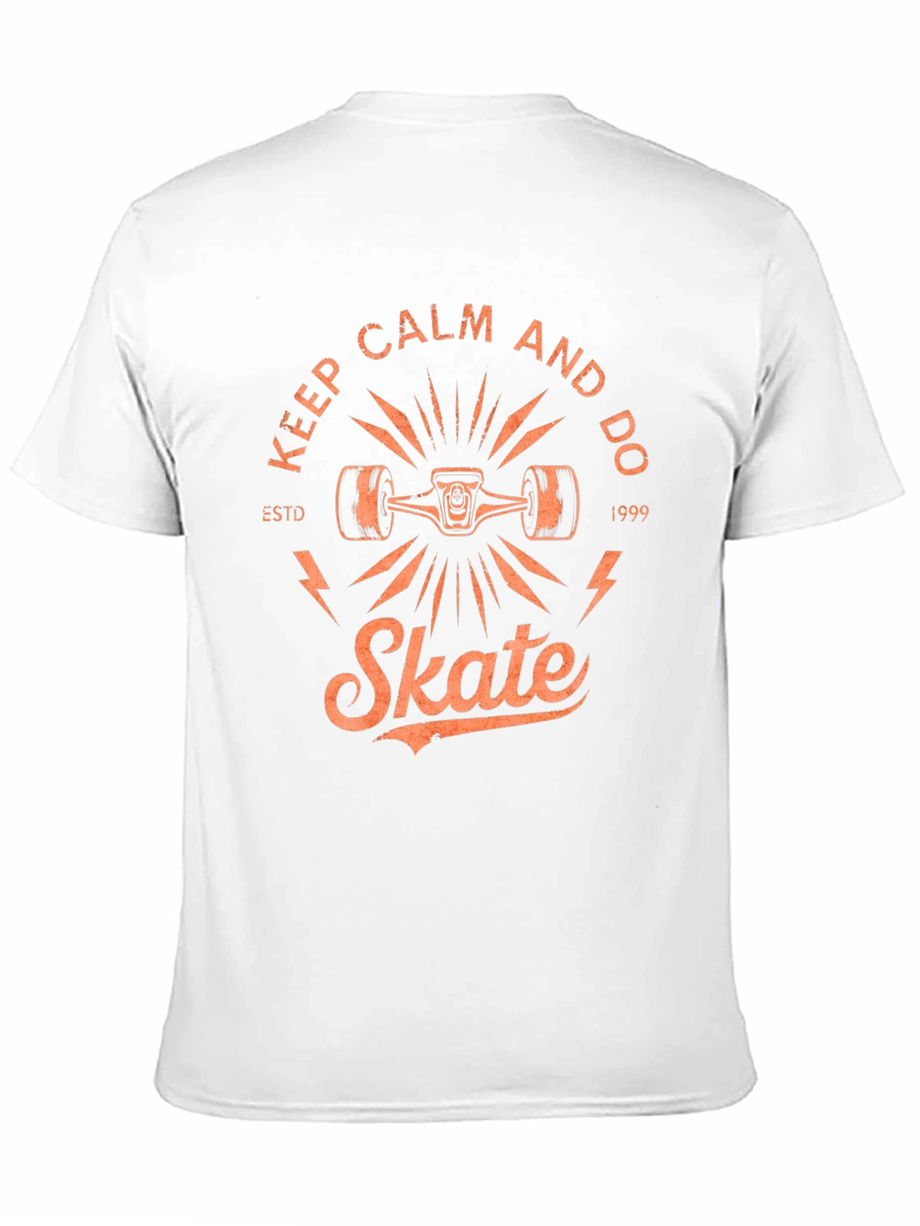 Keep Calm and Do Skate Black Graphic Tee