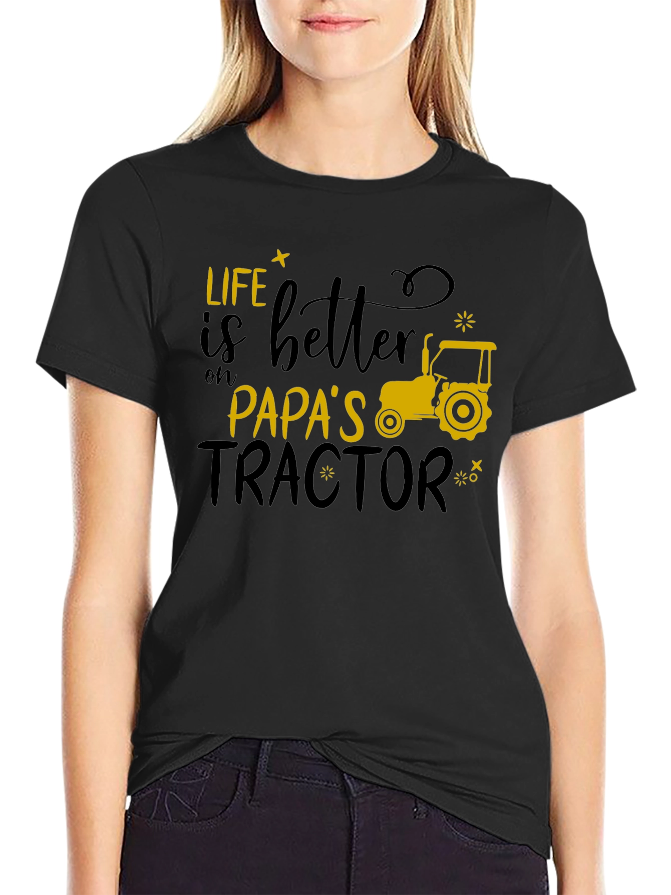Life Is Better On Papas Tractor T-Shirt