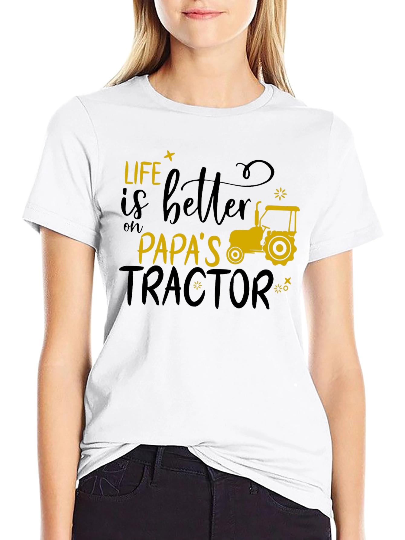 Life Is Better On Papas Tractor T-Shirt