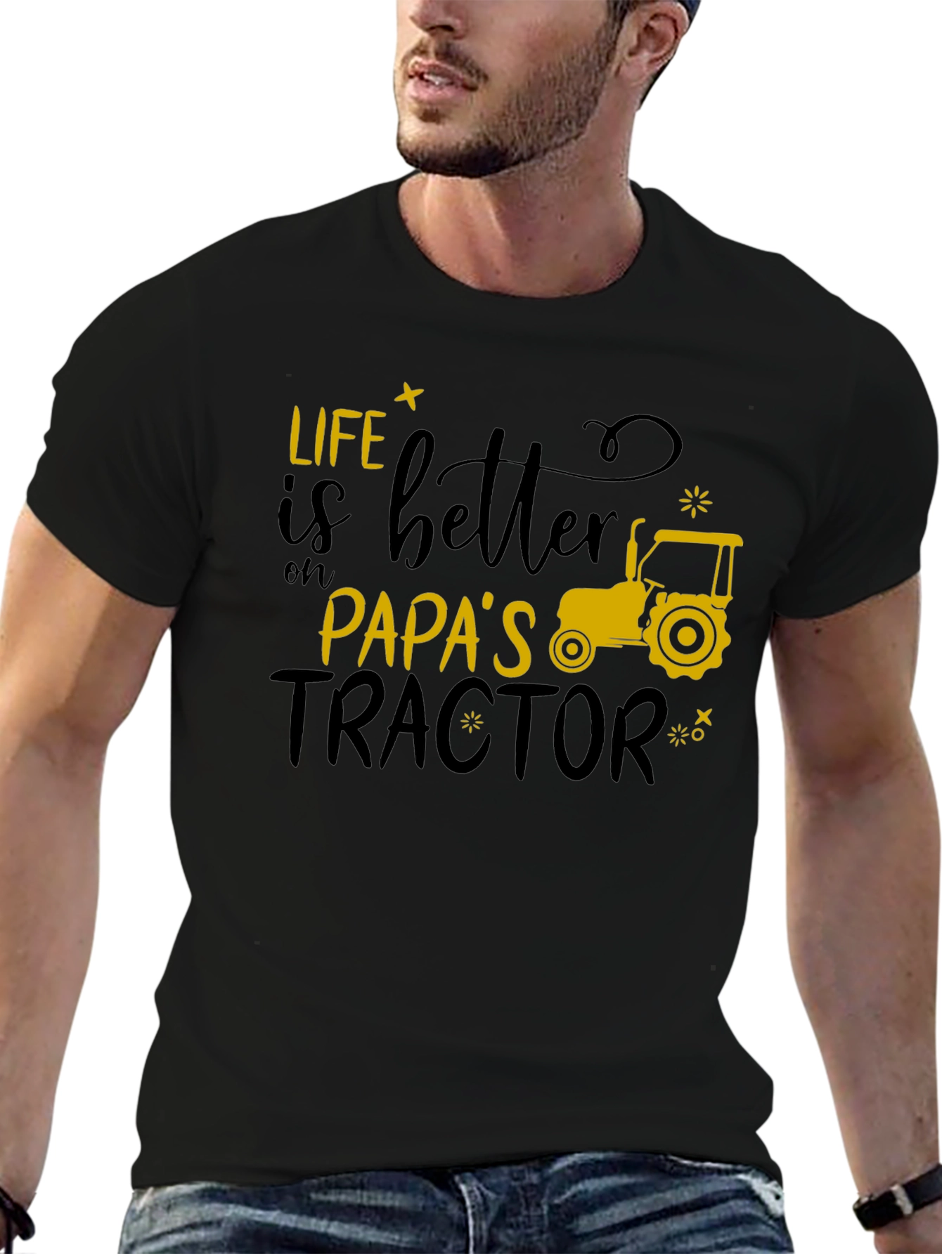 Life Is Better On Papas Tractor T-Shirt