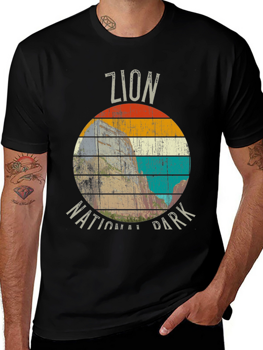 Zion National Park Vintage Graphic T-Shirt