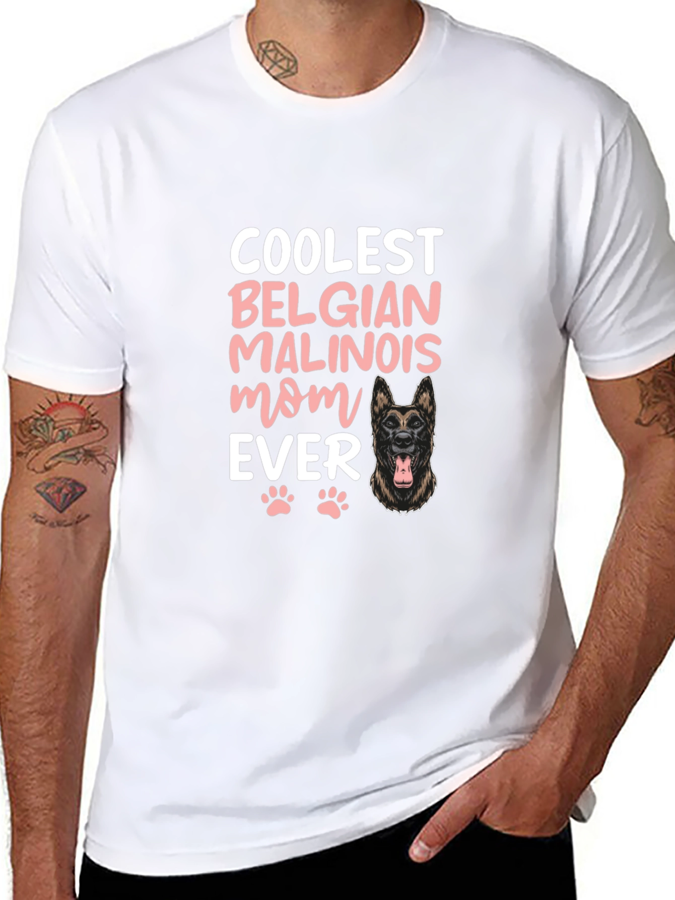 Coolest Belgian Malinois Mom Ever T-Shirt