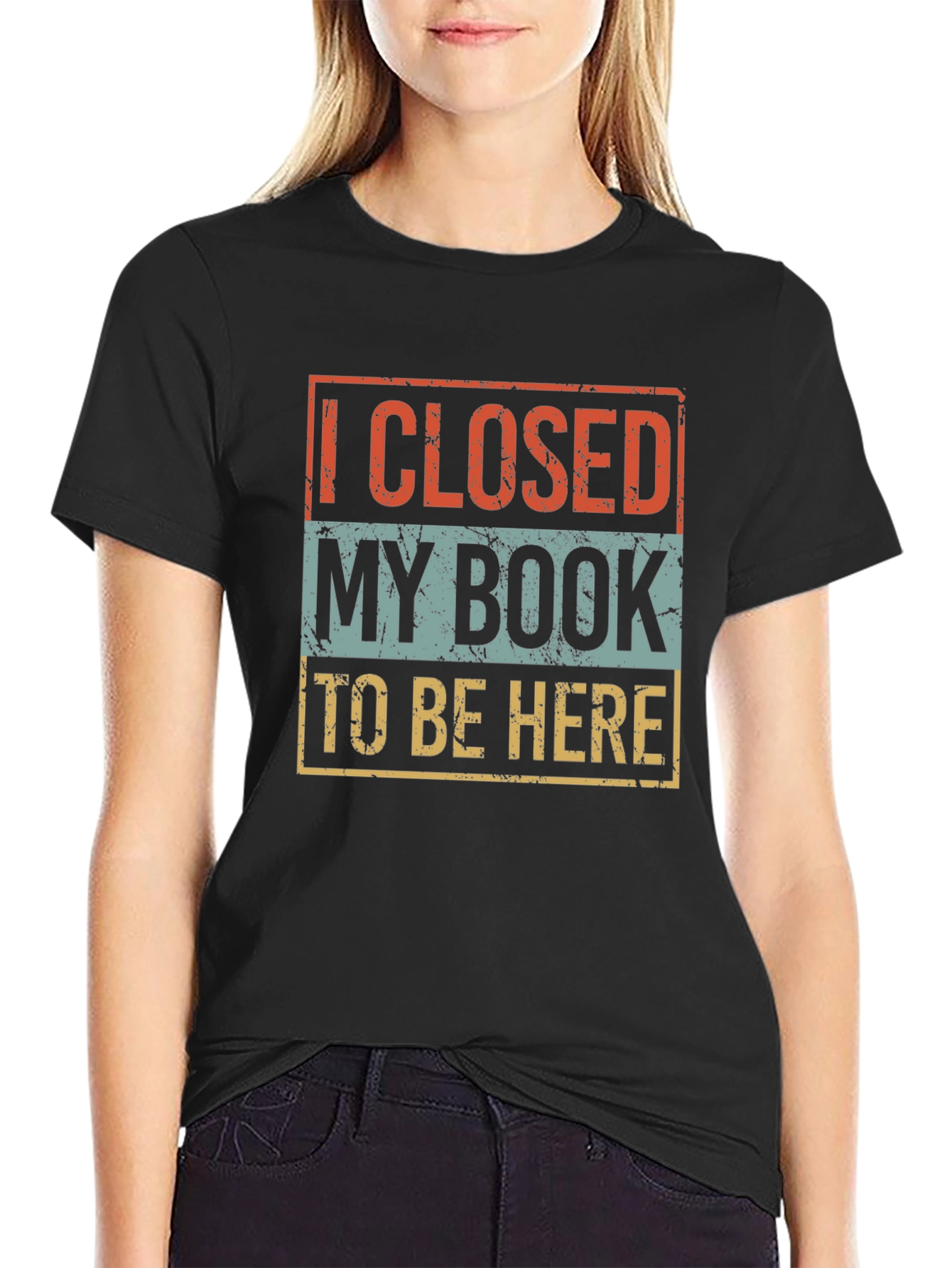 I Closed My Book To Be Here T-Shirt