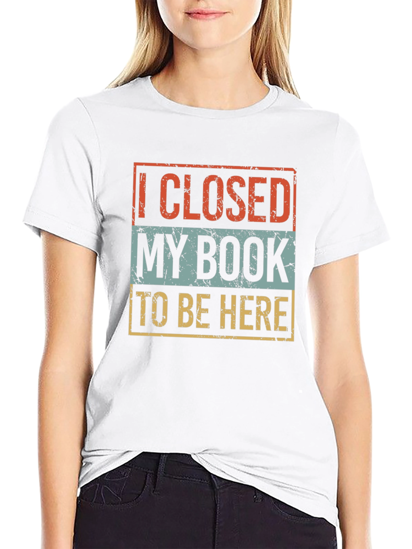 I Closed My Book To Be Here T-Shirt