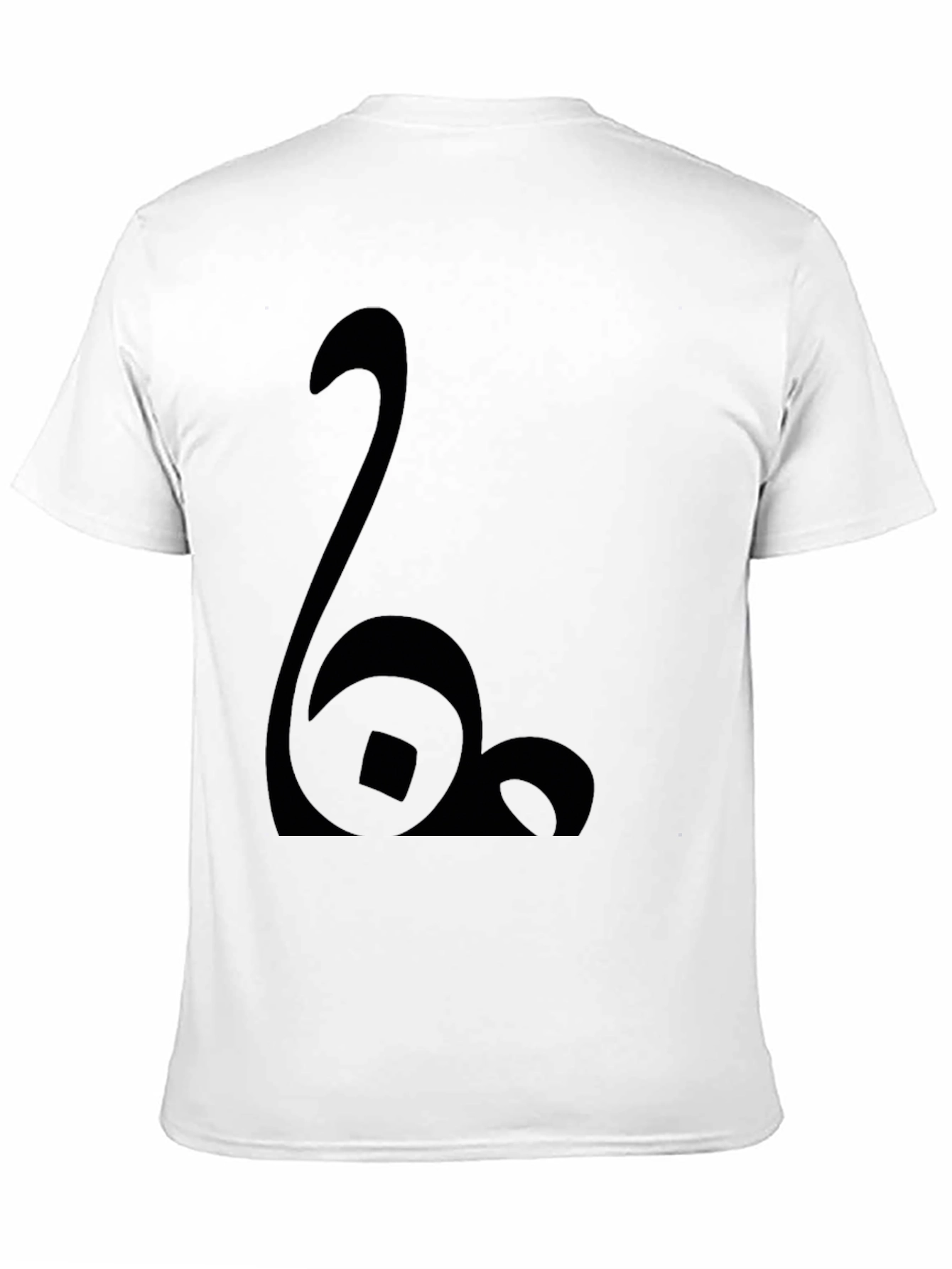 Modern Black Graphic Tee - Abstract Design
