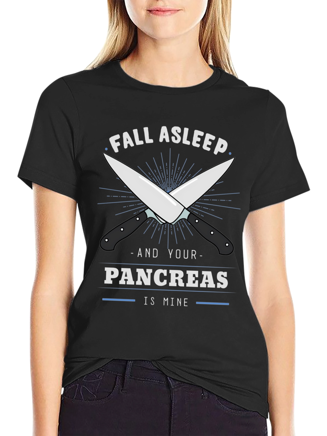 Fall Asleep and Your Pancreas is Mine Graphic T-Shirt