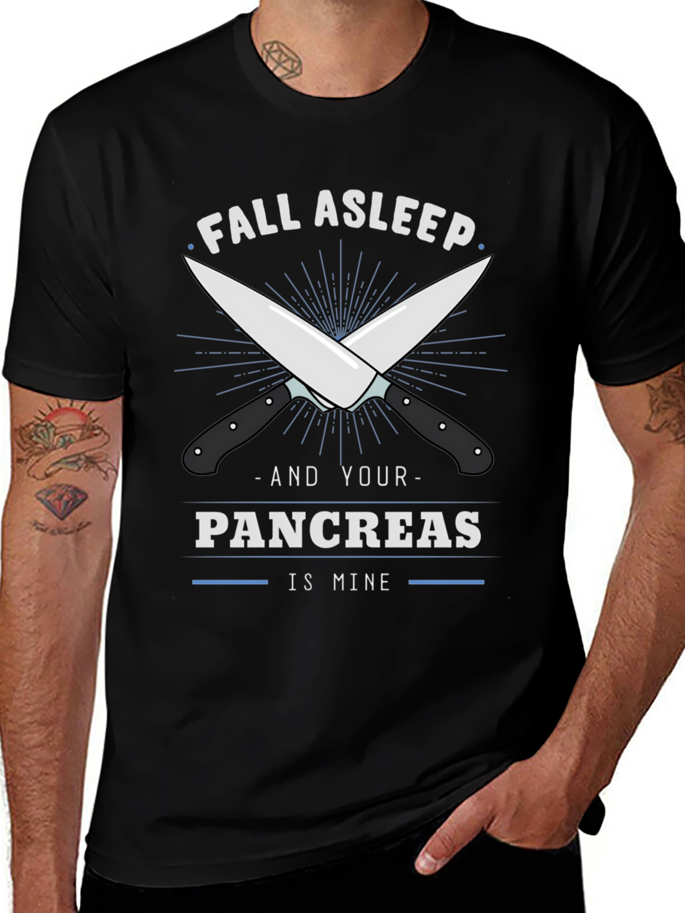 Fall Asleep and Your Pancreas is Mine Graphic T-Shirt