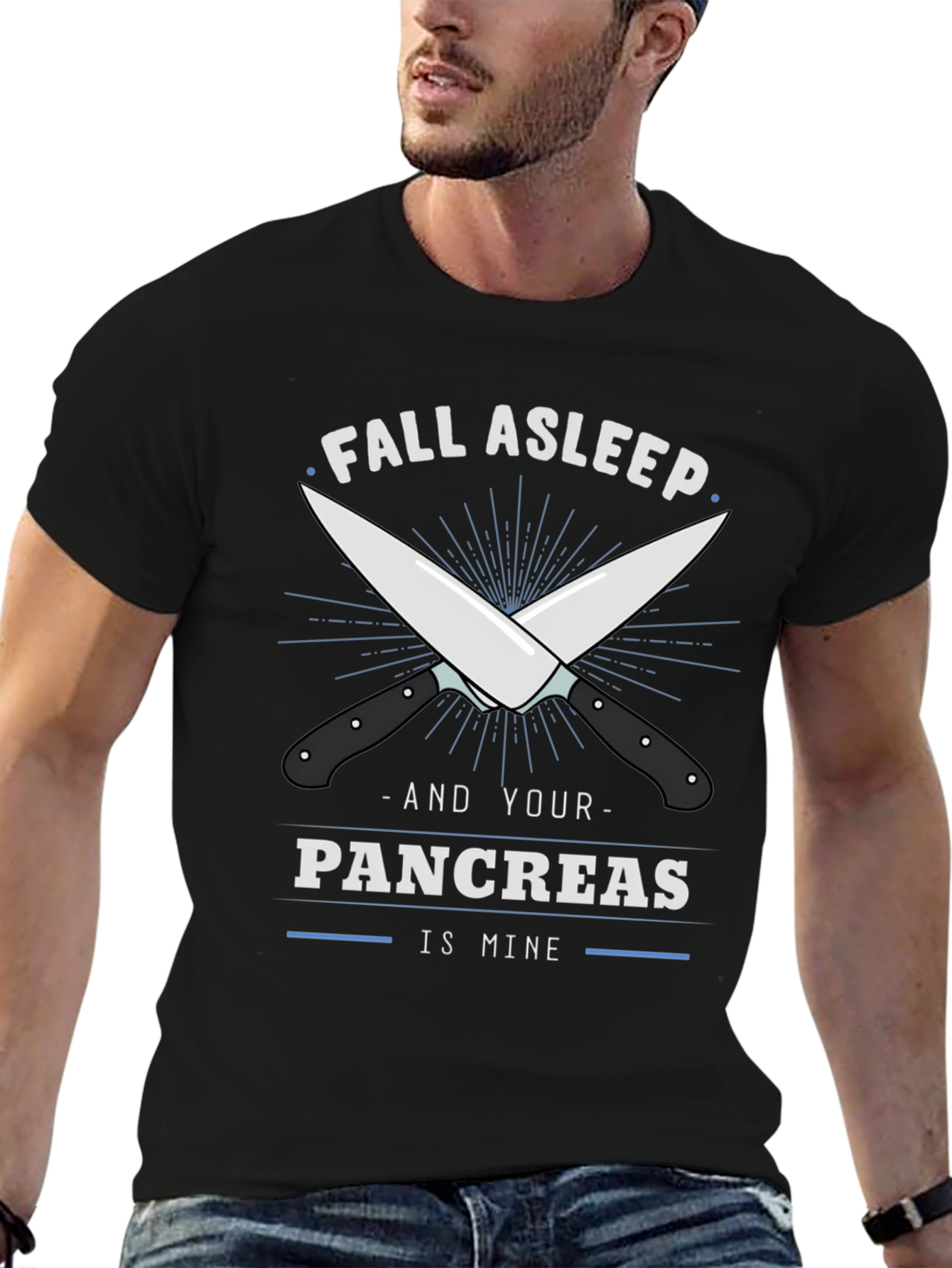 Fall Asleep and Your Pancreas is Mine Graphic T-Shirt