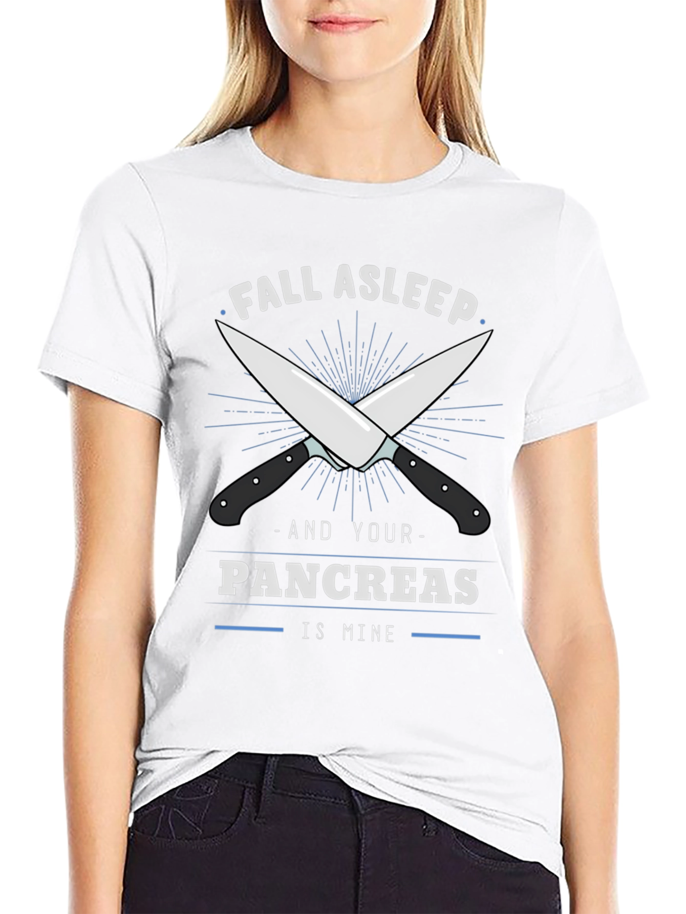 Fall Asleep and Your Pancreas is Mine Graphic T-Shirt