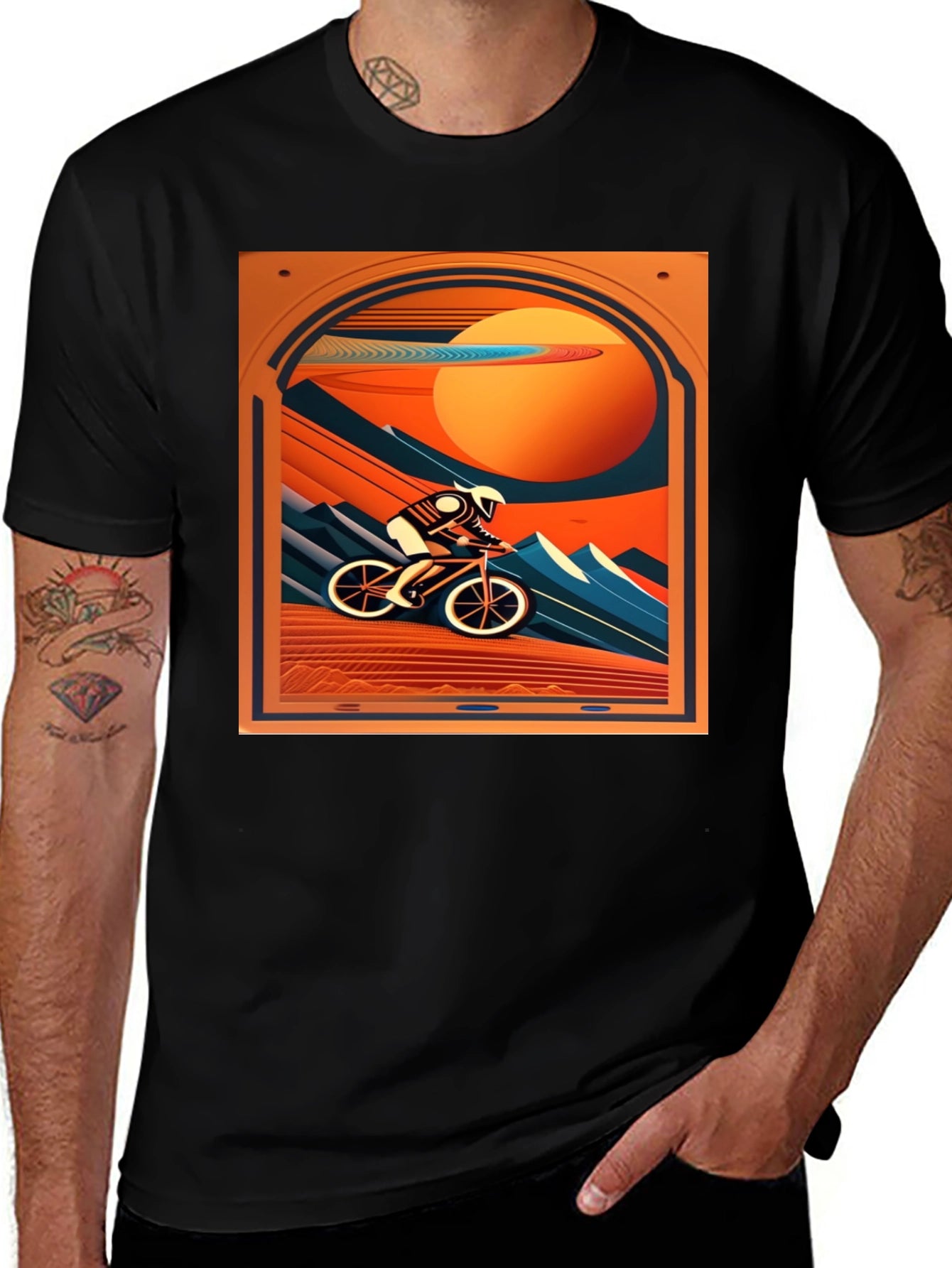Mountain Biking Graphic Tee