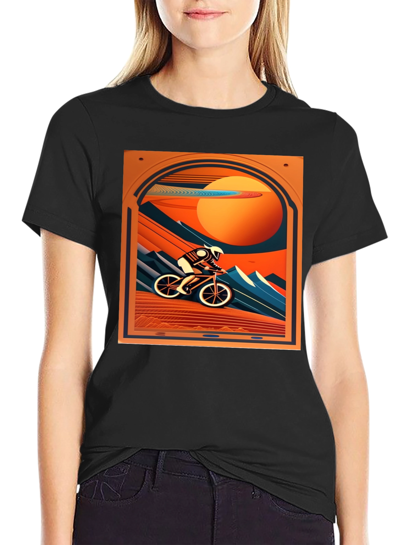 Mountain Biking Graphic Tee
