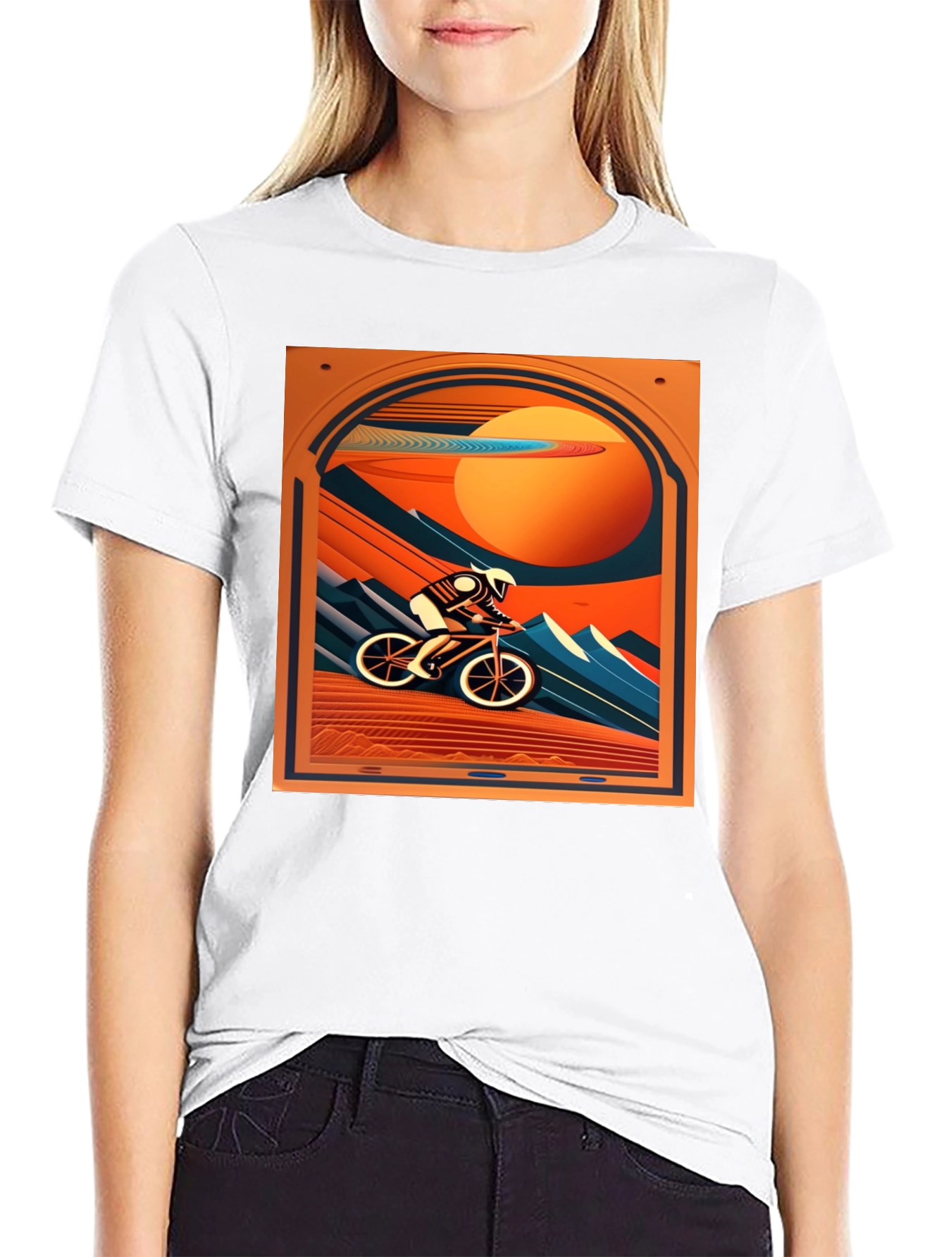Mountain Biking Graphic Tee