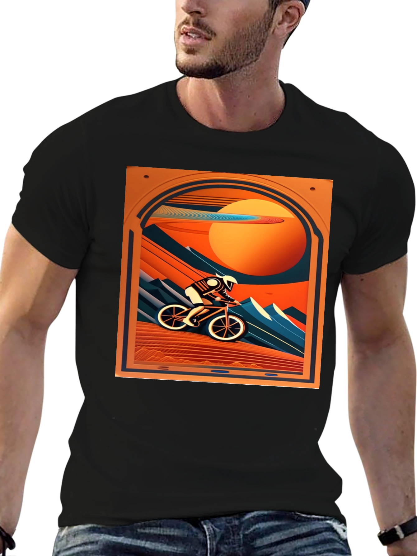 Mountain Biking Graphic Tee