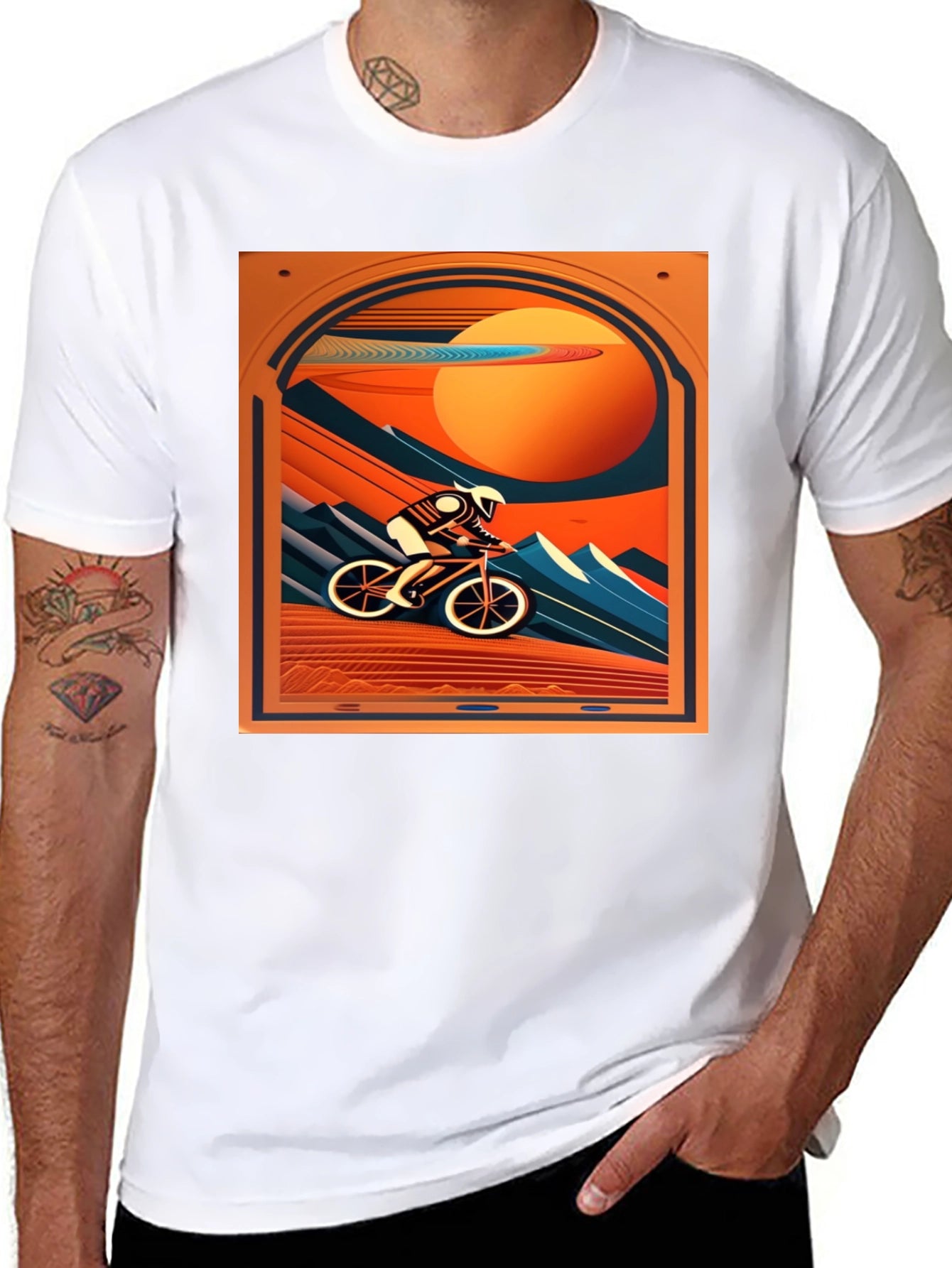 Mountain Biking Graphic Tee