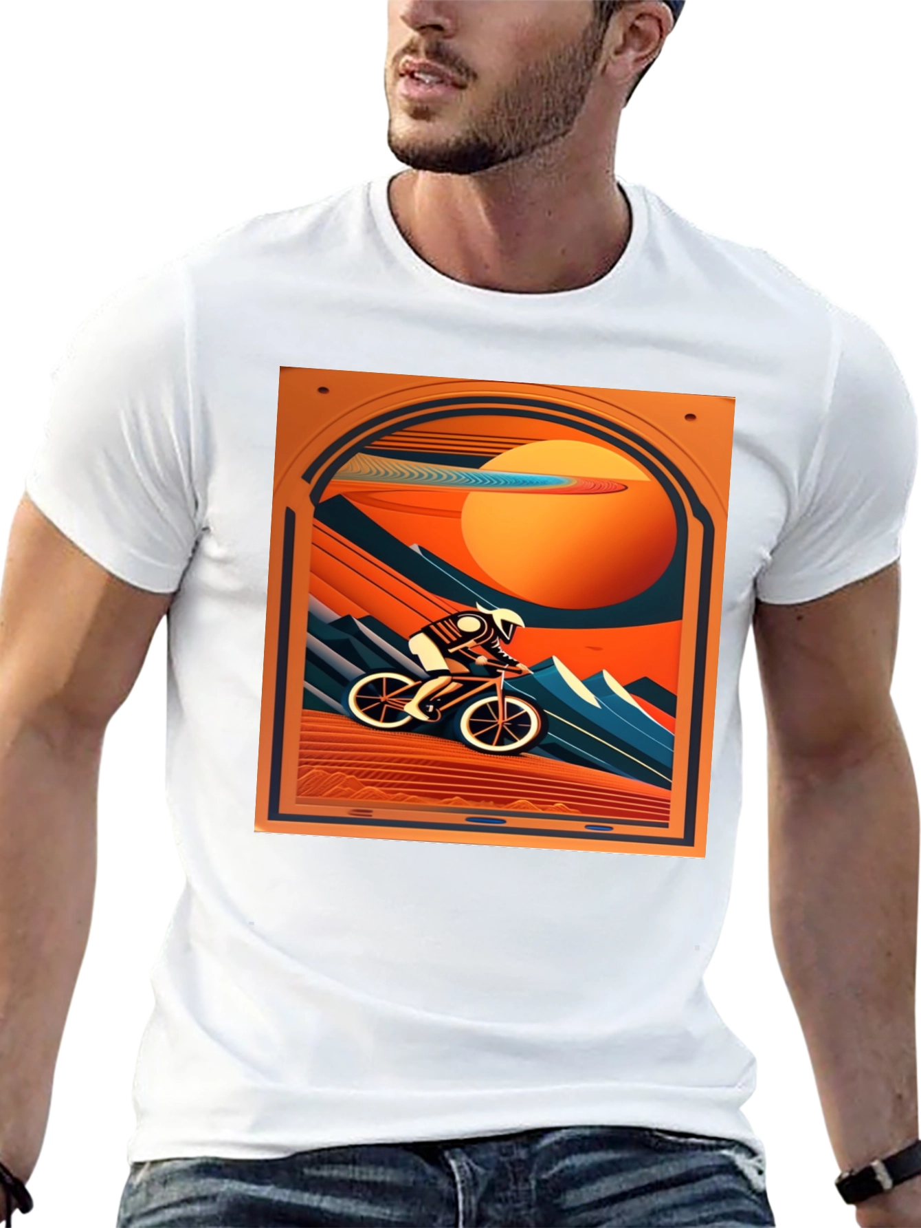 Mountain Biking Graphic Tee