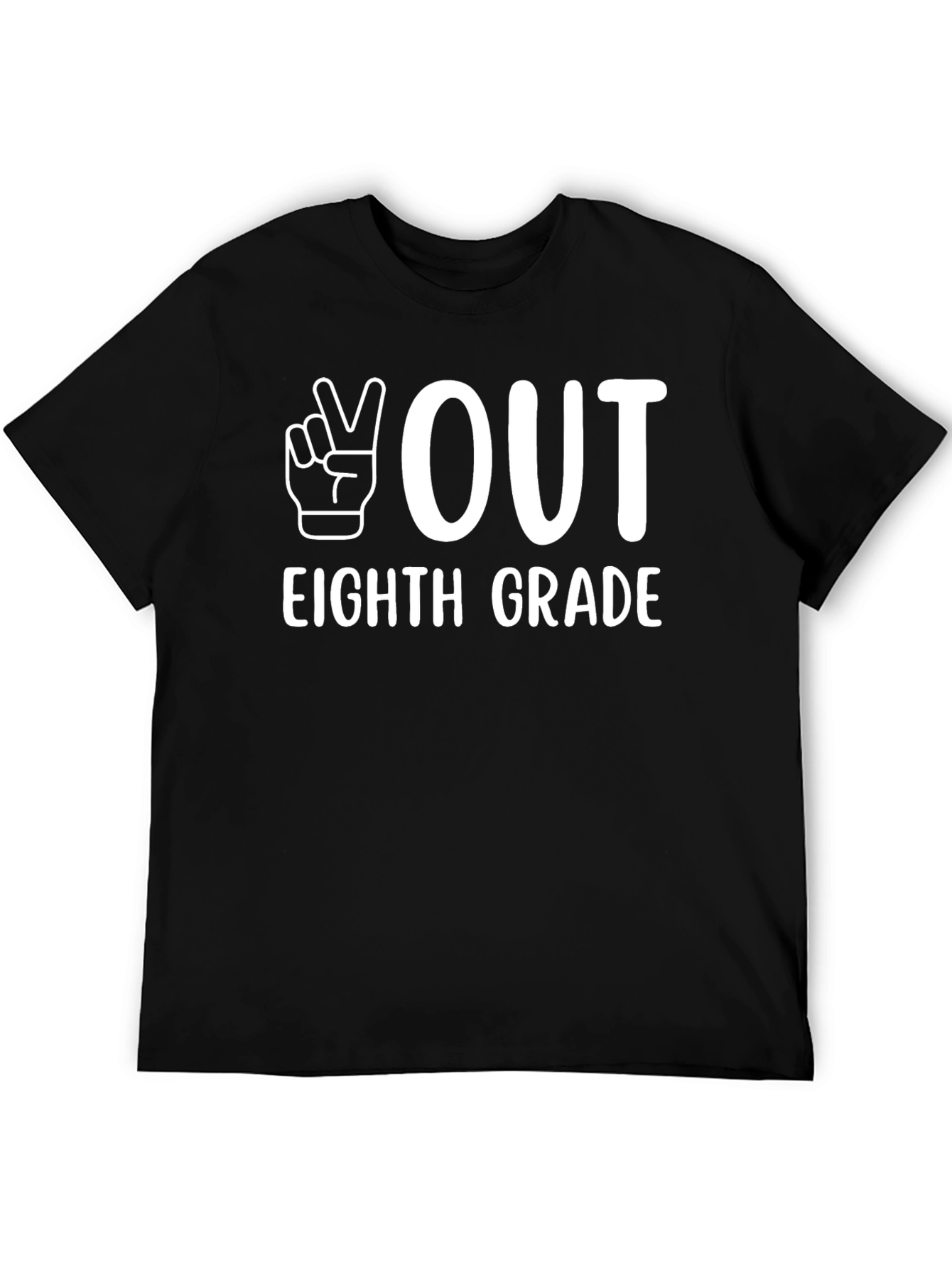 Peace Out Eighth Grade T-Shirt