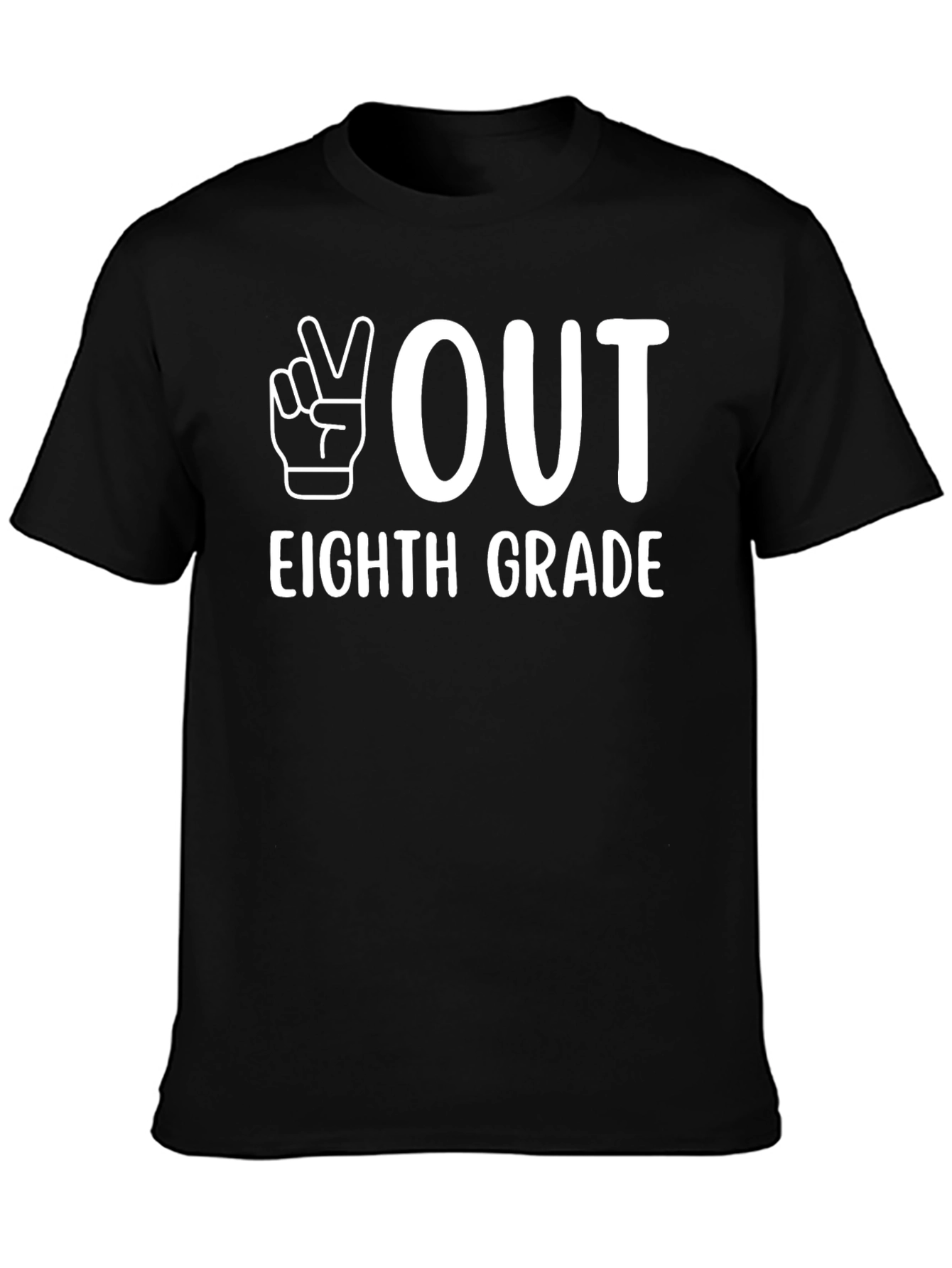 Peace Out Eighth Grade T-Shirt