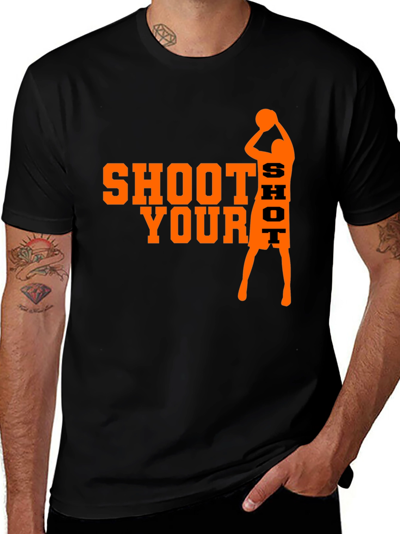 Shoot Your Shot Black T-Shirt