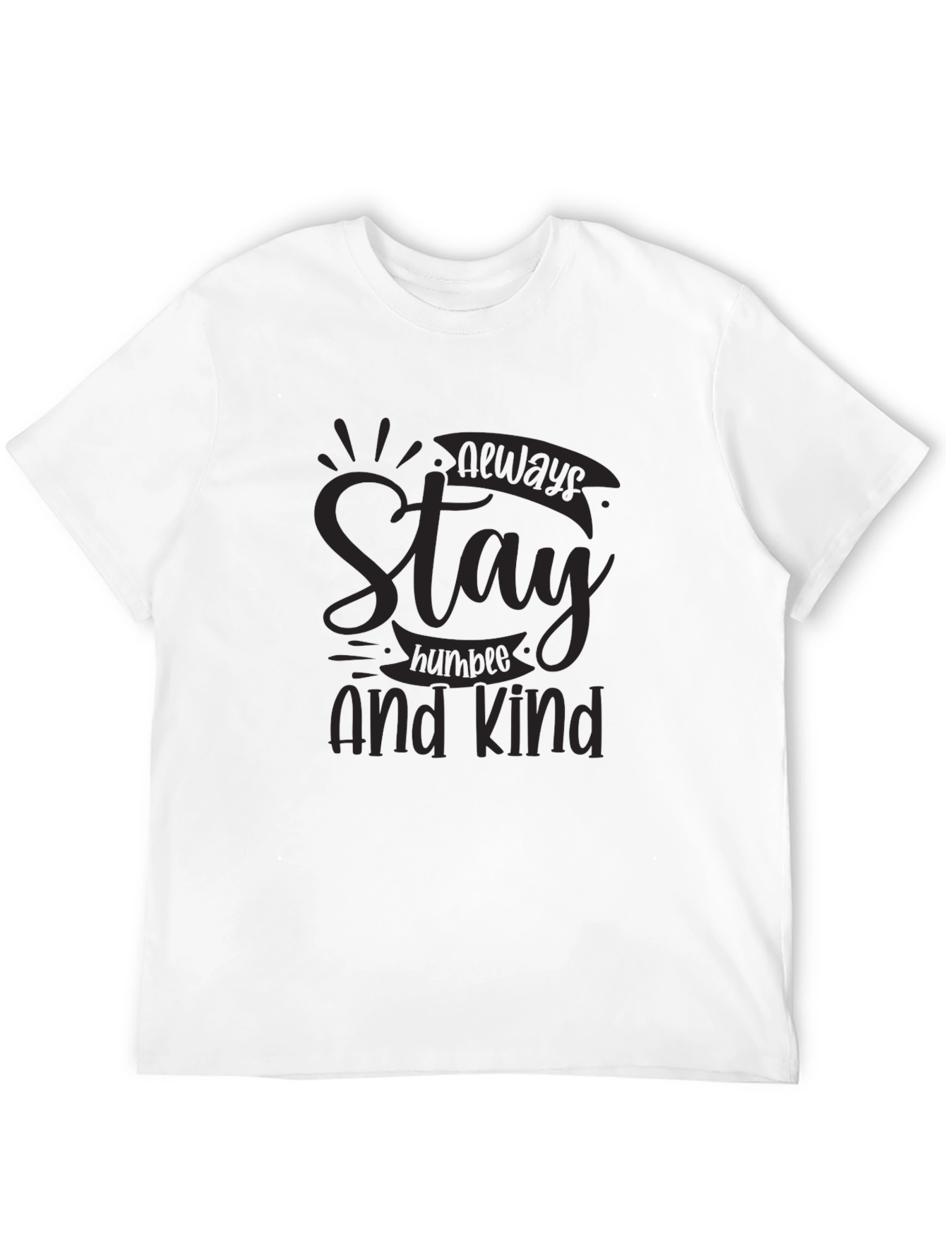 Stay Humble and Kind Graphic Tee - Black